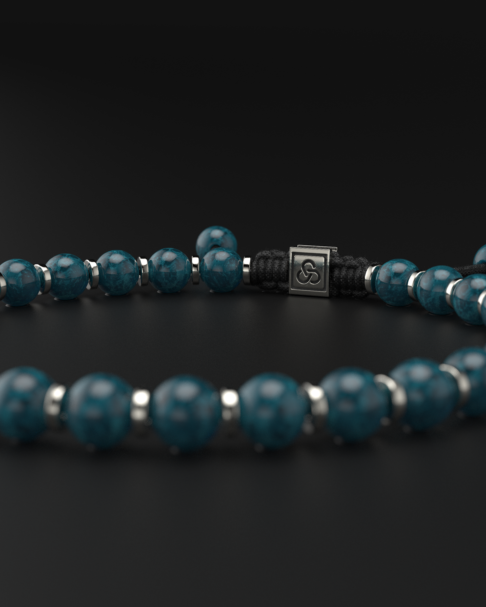 Pulsera de jade rojo de 8 mm | Oración