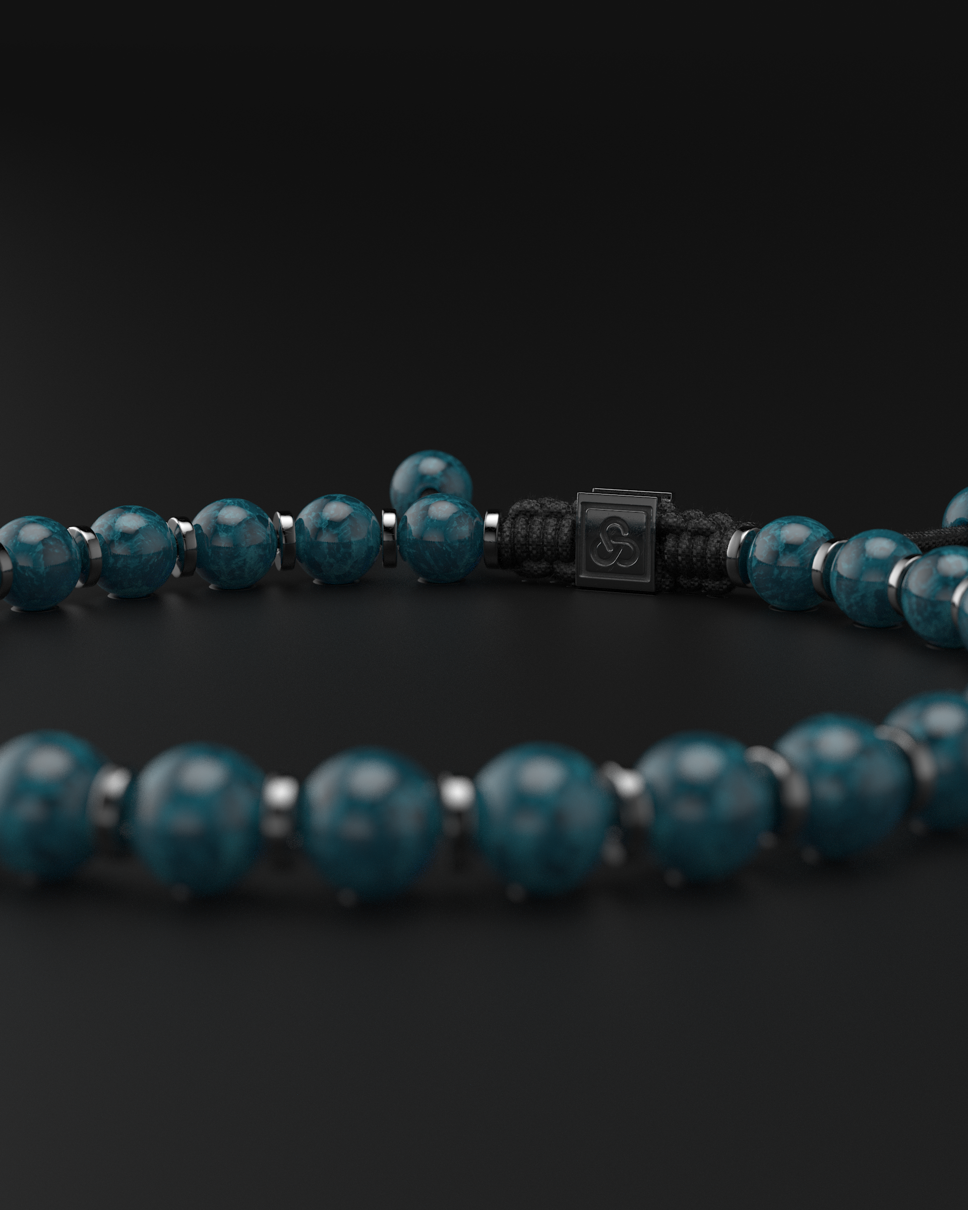 Pulsera de jade rojo de 8 mm | Oración