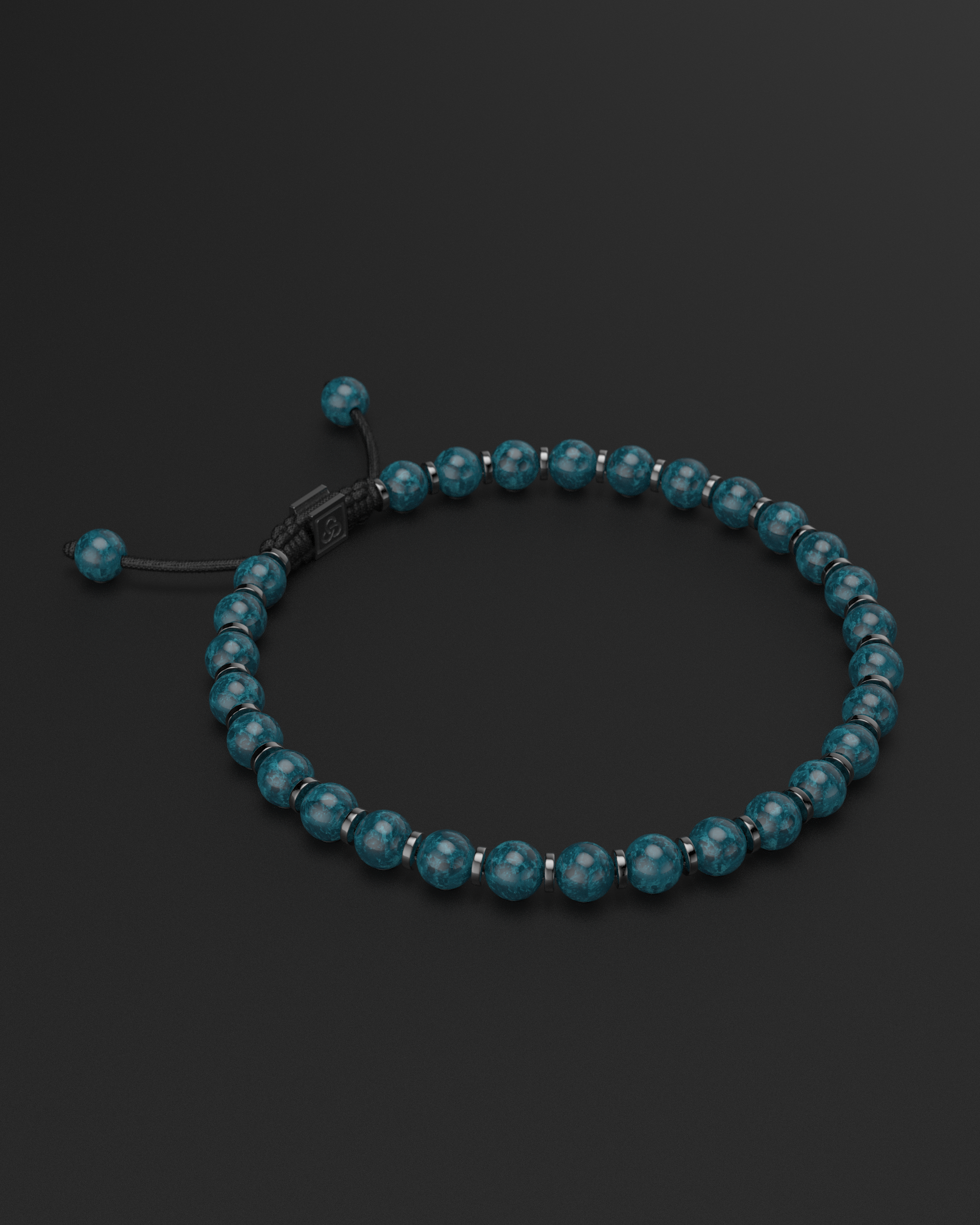 Pulsera de jade rojo de 8 mm | Oración