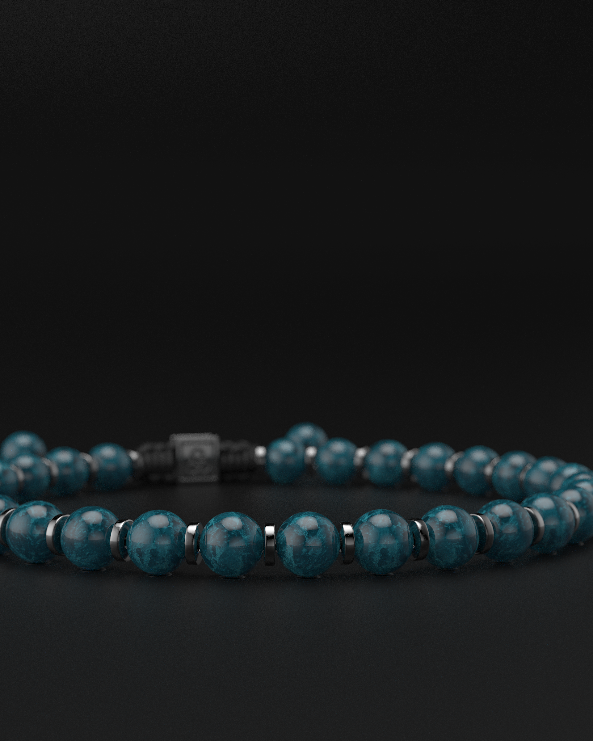 Pulsera de jade rojo de 8 mm | Oración