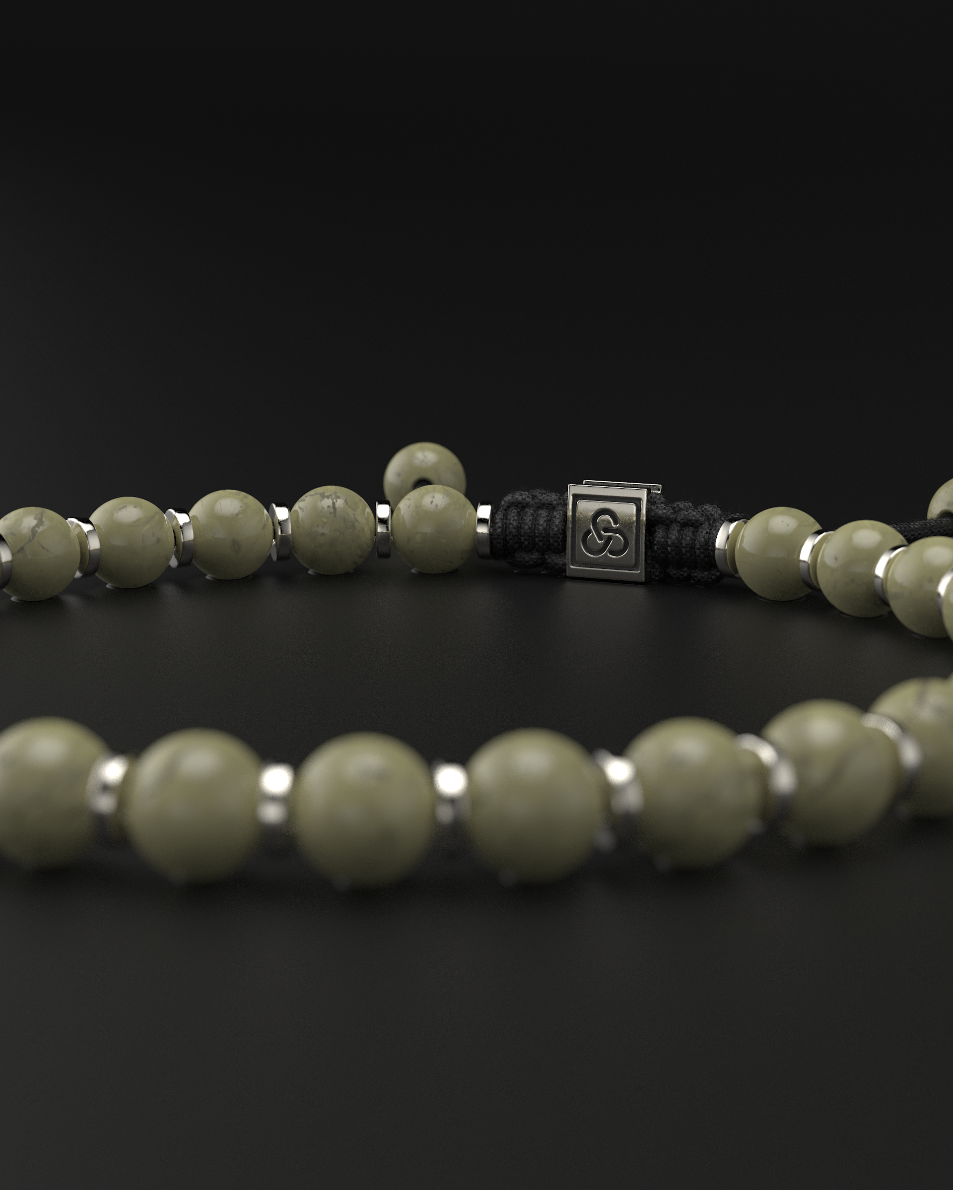 Pulsera de jade rojo de 8 mm | Oración
