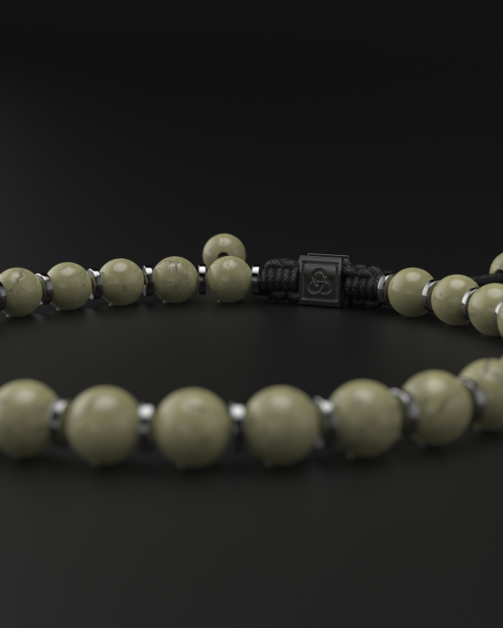 Pulsera de jade rojo de 8 mm | Oración