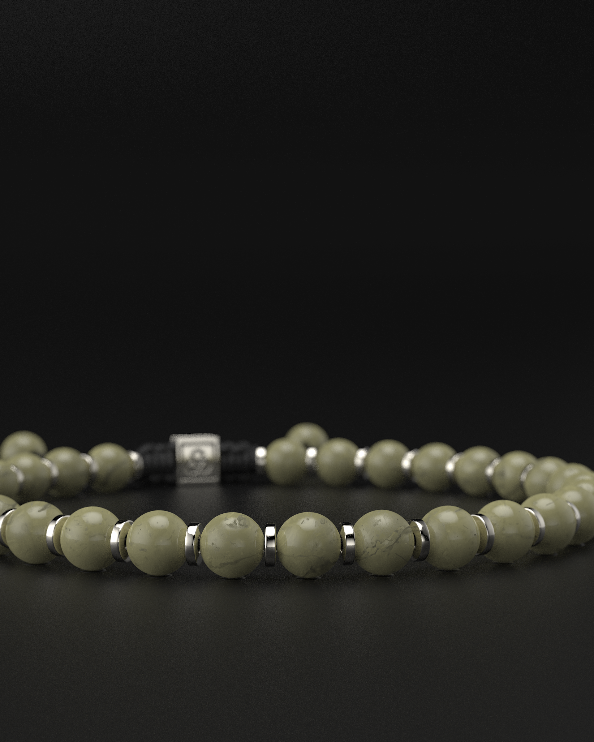 Pulsera de jade rojo de 8 mm | Oración