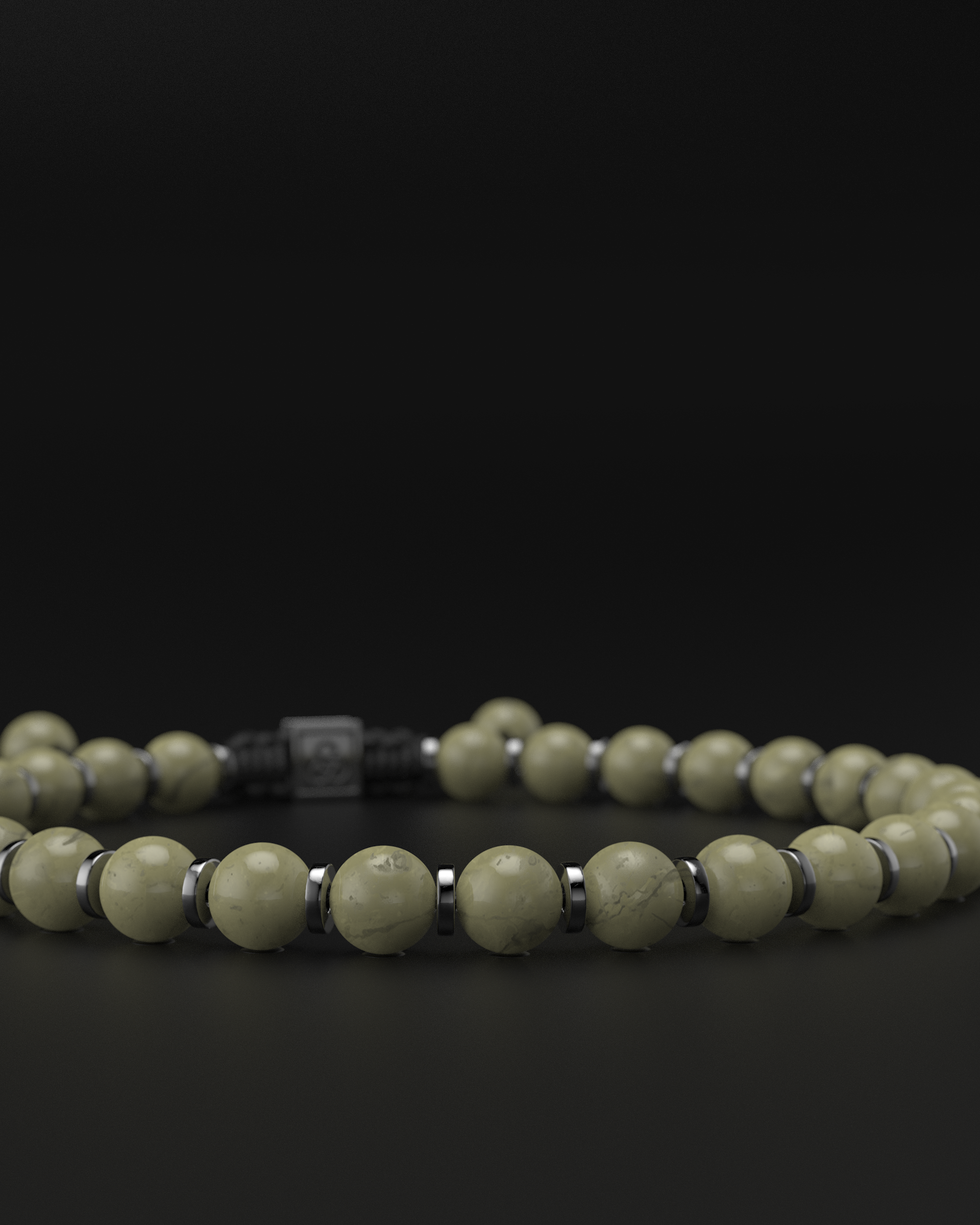 Pulsera de jade rojo de 8 mm | Oración