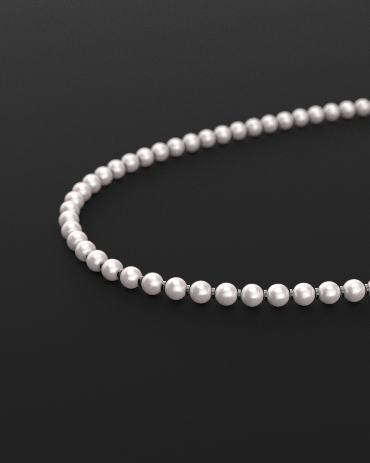 Collier Onyx Mat 8mm | Prière