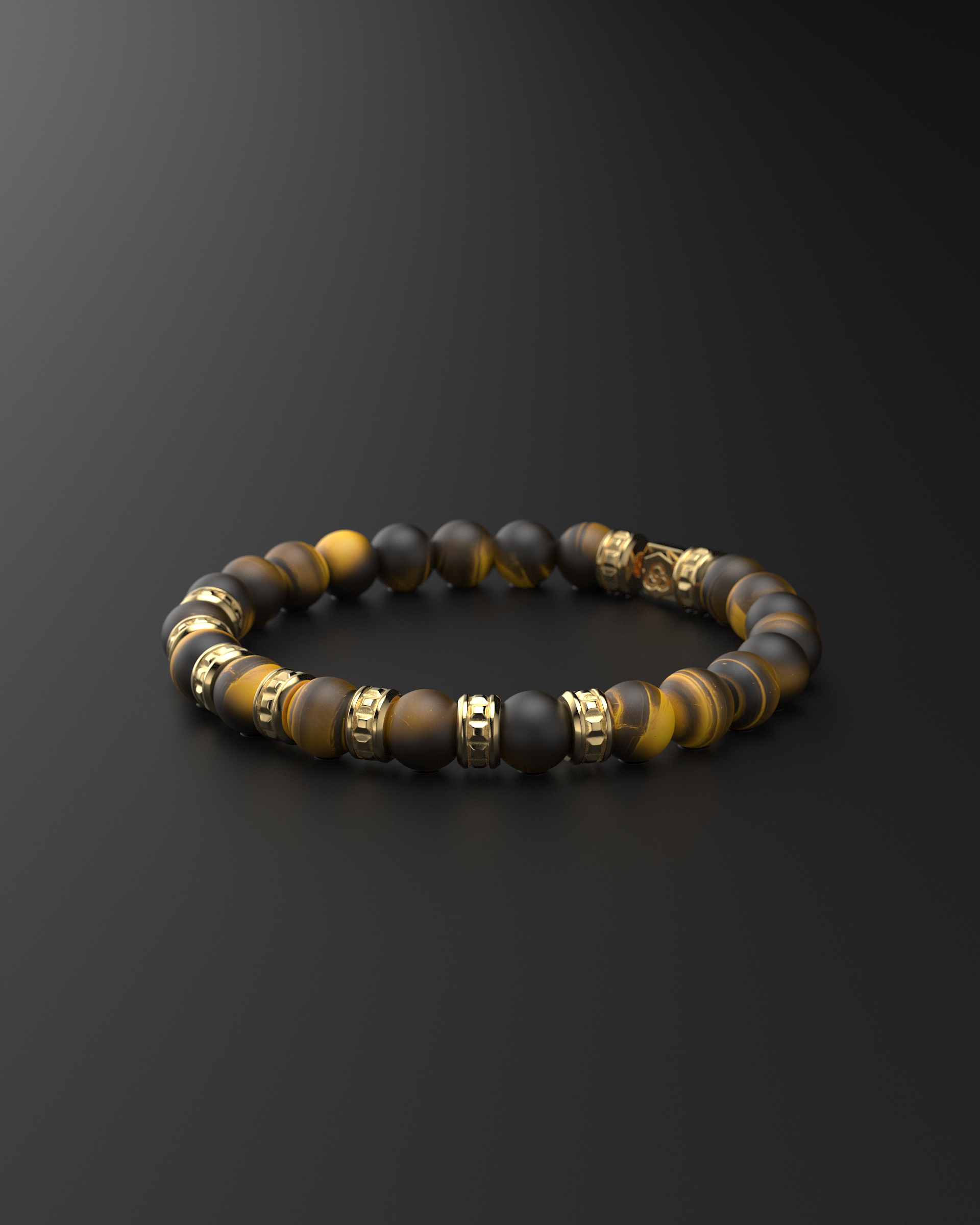 Bracciale Opaco Onice 6mm | Essenziale