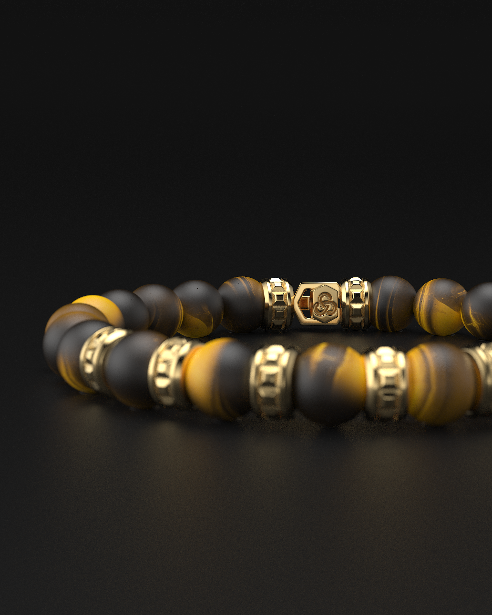 Bracciale Opaco Onice 6mm | Essenziale