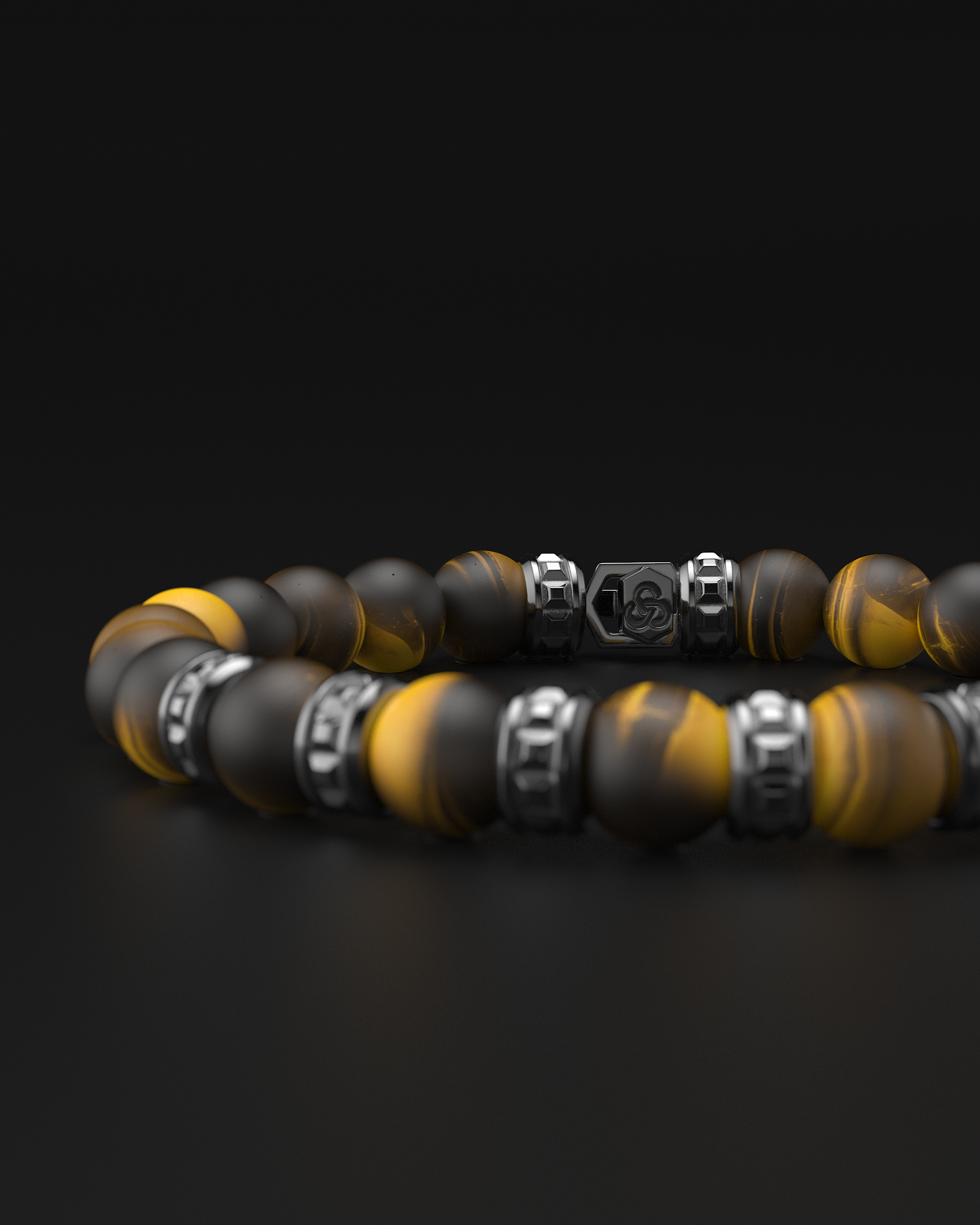 Bracciale Opaco Onice 6mm | Essenziale