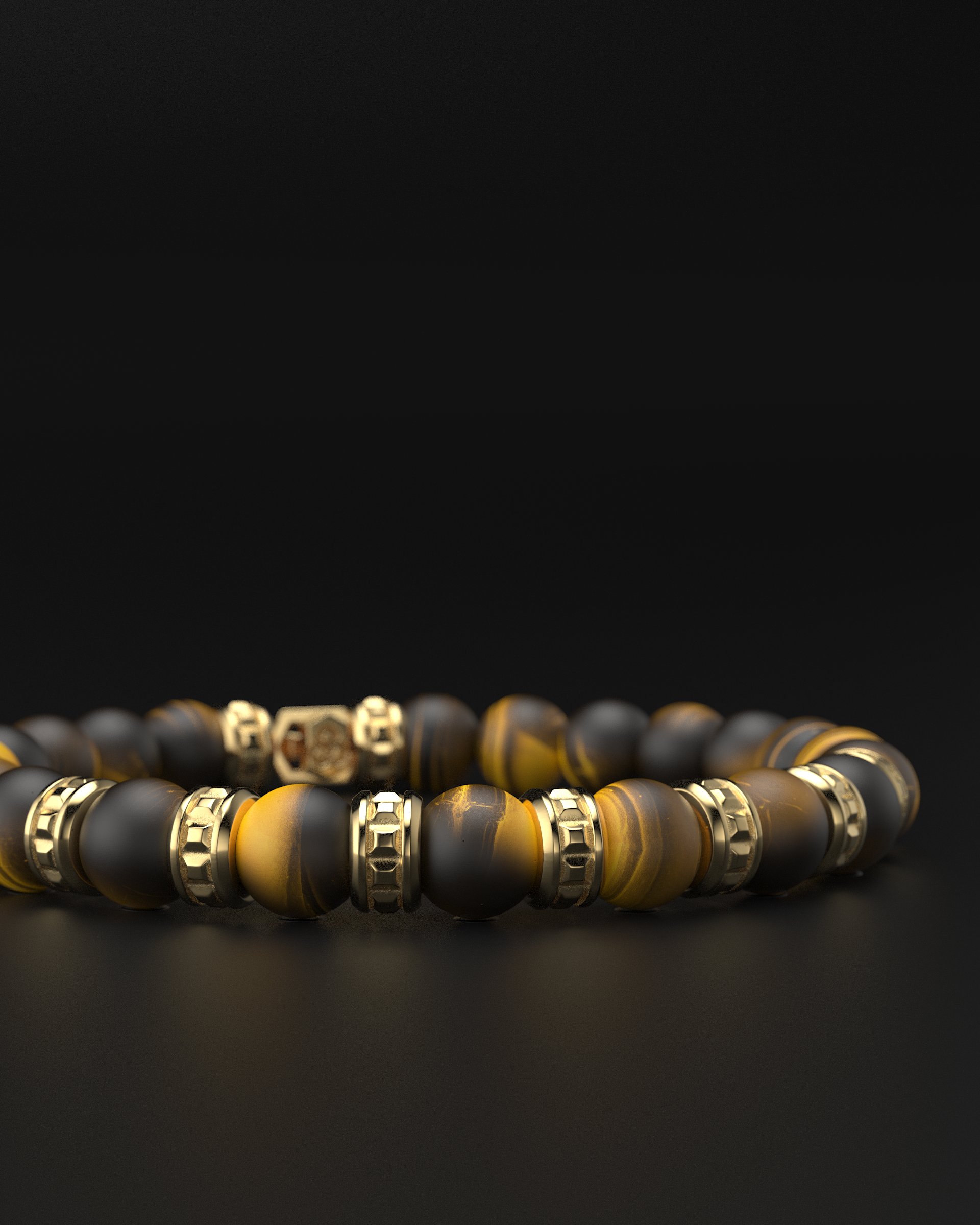Bracciale Opaco Onice 6mm | Essenziale
