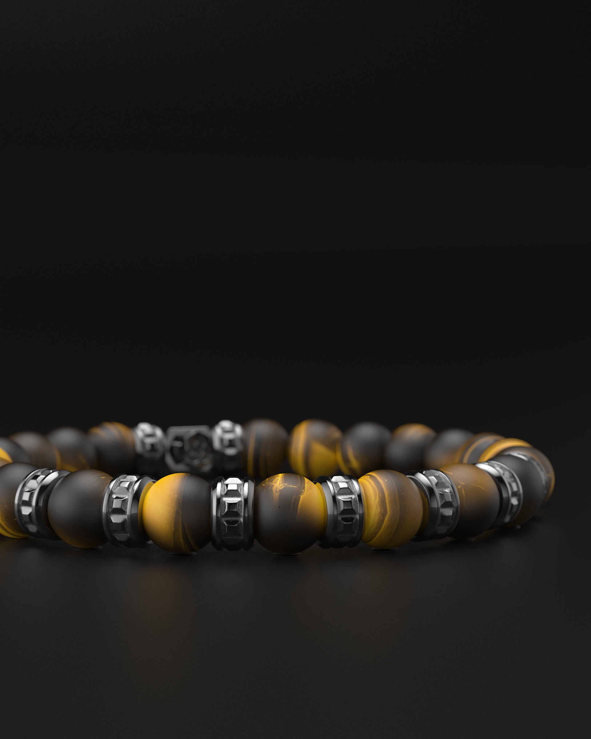 Bracciale Opaco Onice 6mm | Essenziale