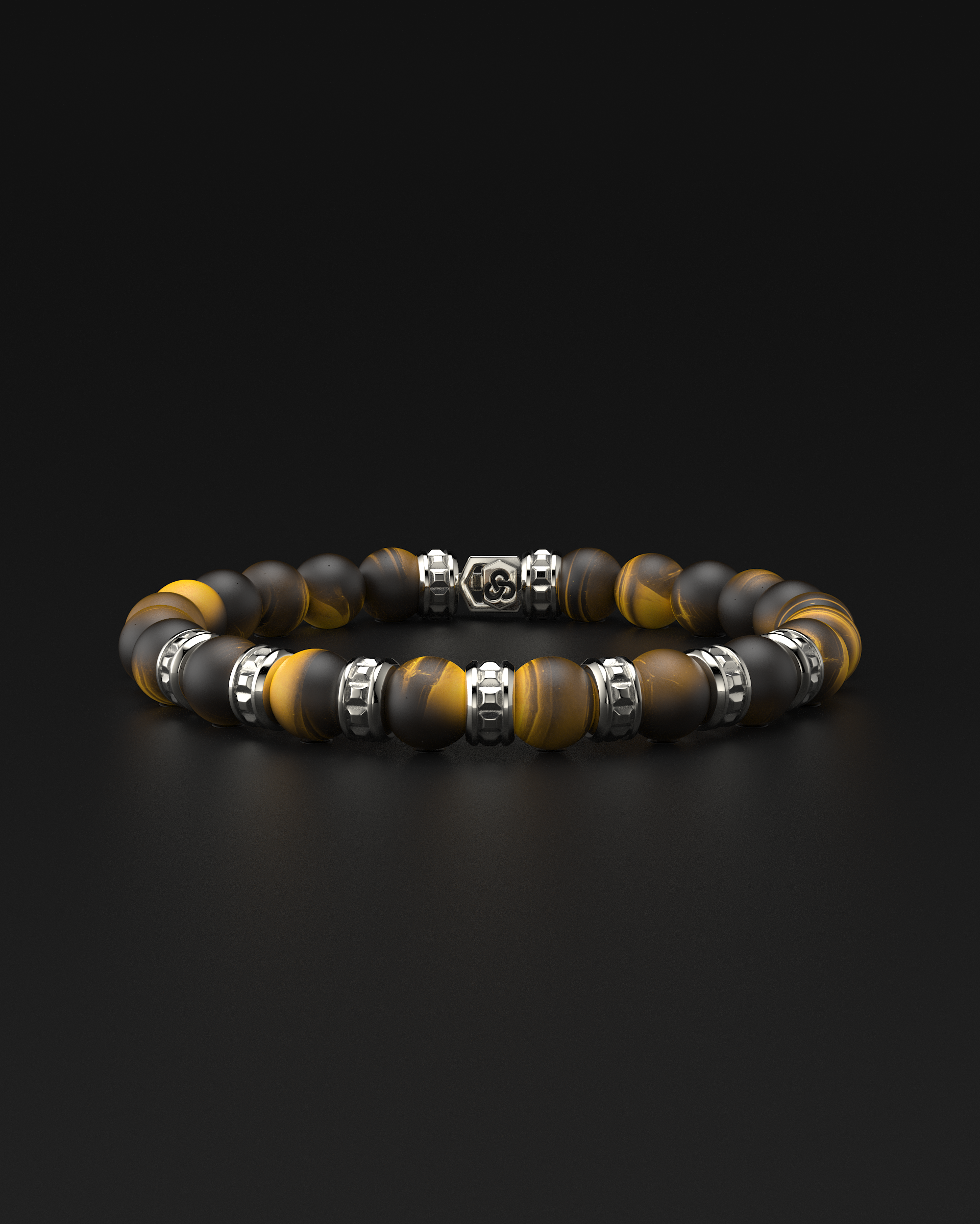 Bracciale Opaco Onice 6mm | Essenziale