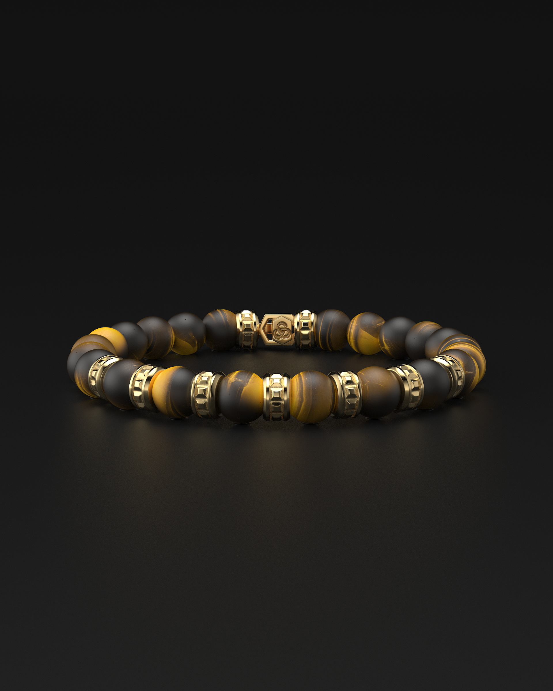 Bracciale Opaco Onice 6mm | Essenziale