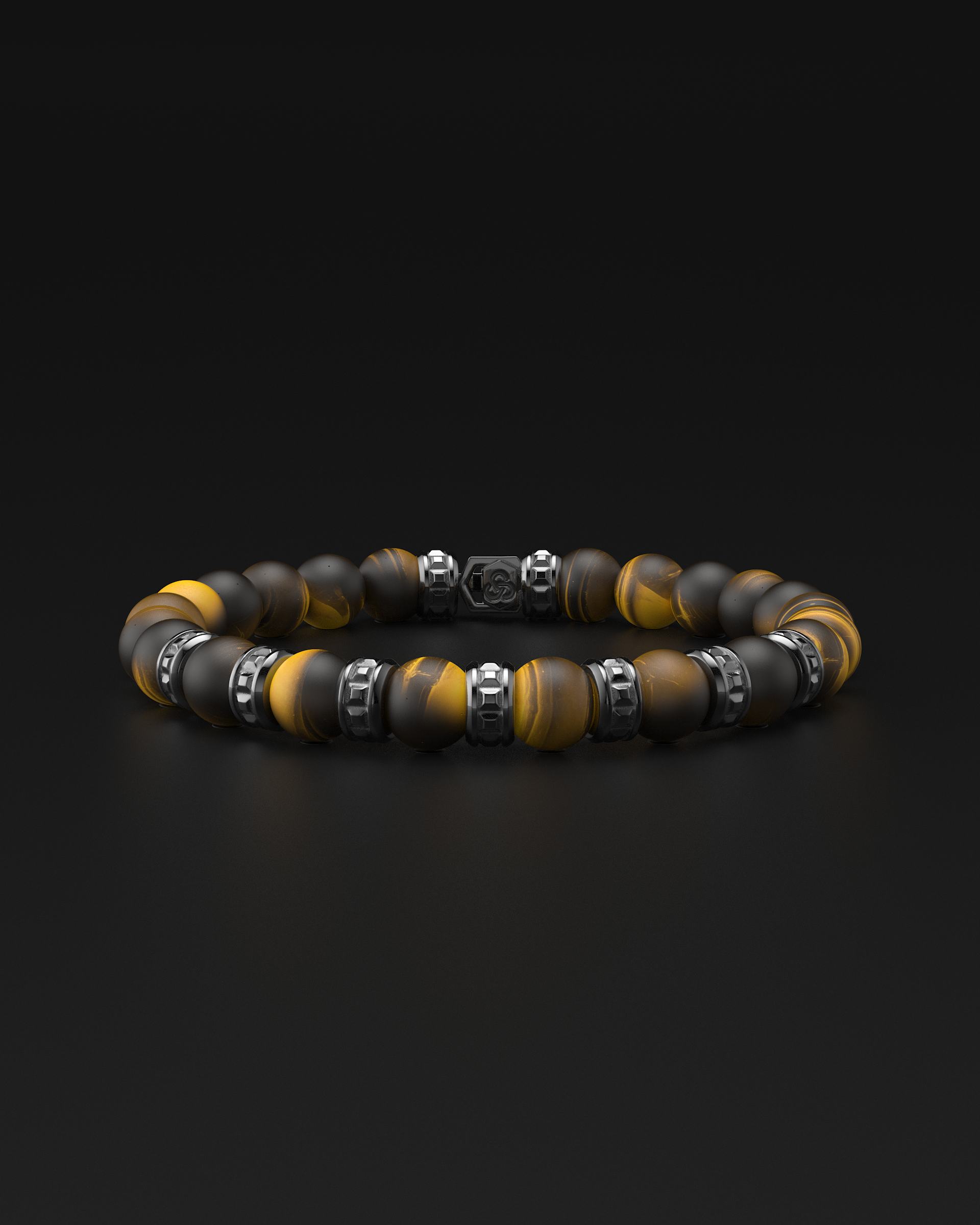 Bracciale Opaco Onice 6mm | Essenziale