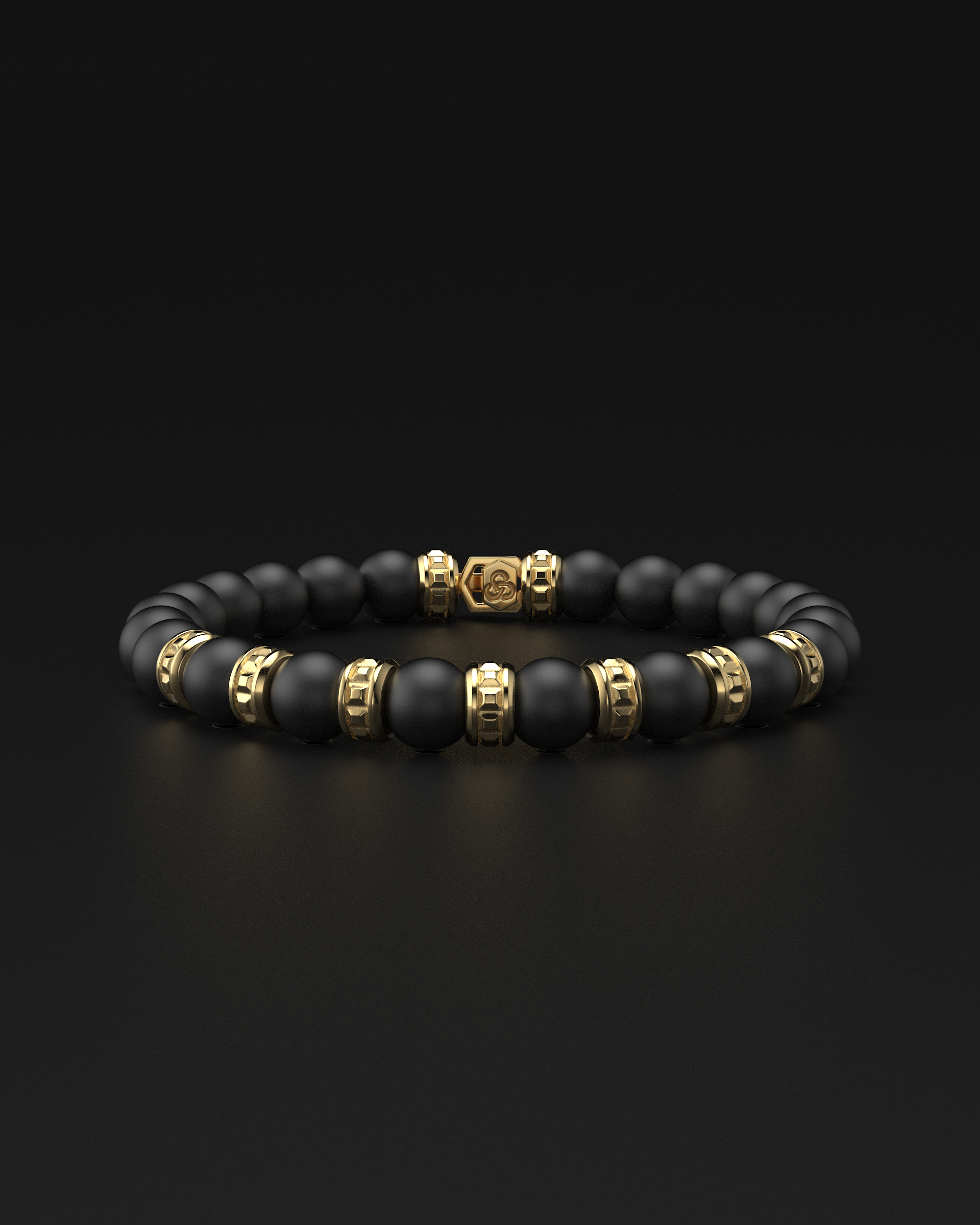 Bracciale Opaco Onice 6mm | Essenziale