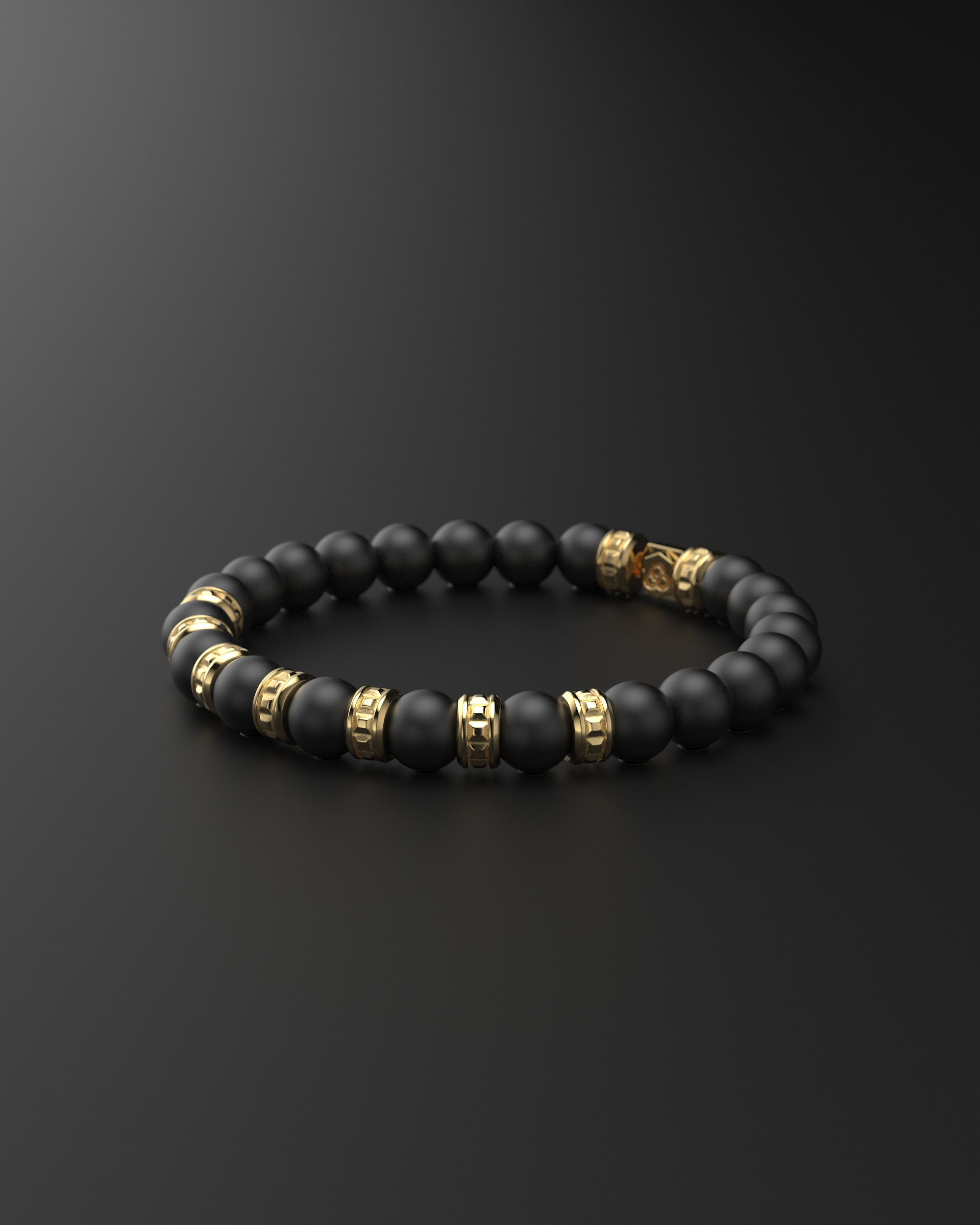 Bracciale Opaco Onice 6mm | Essenziale