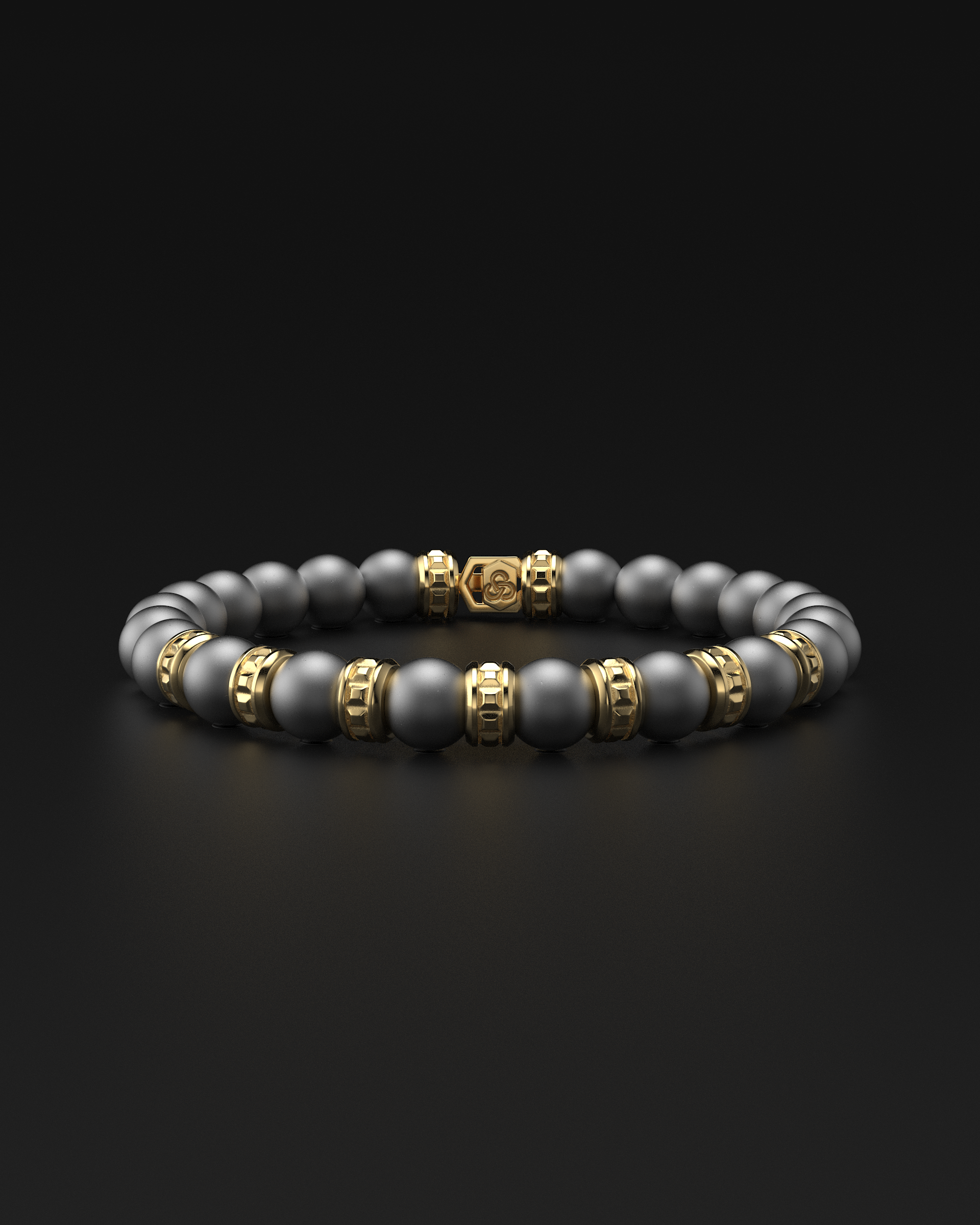 Bracciale Opaco Onice 6mm | Essenziale