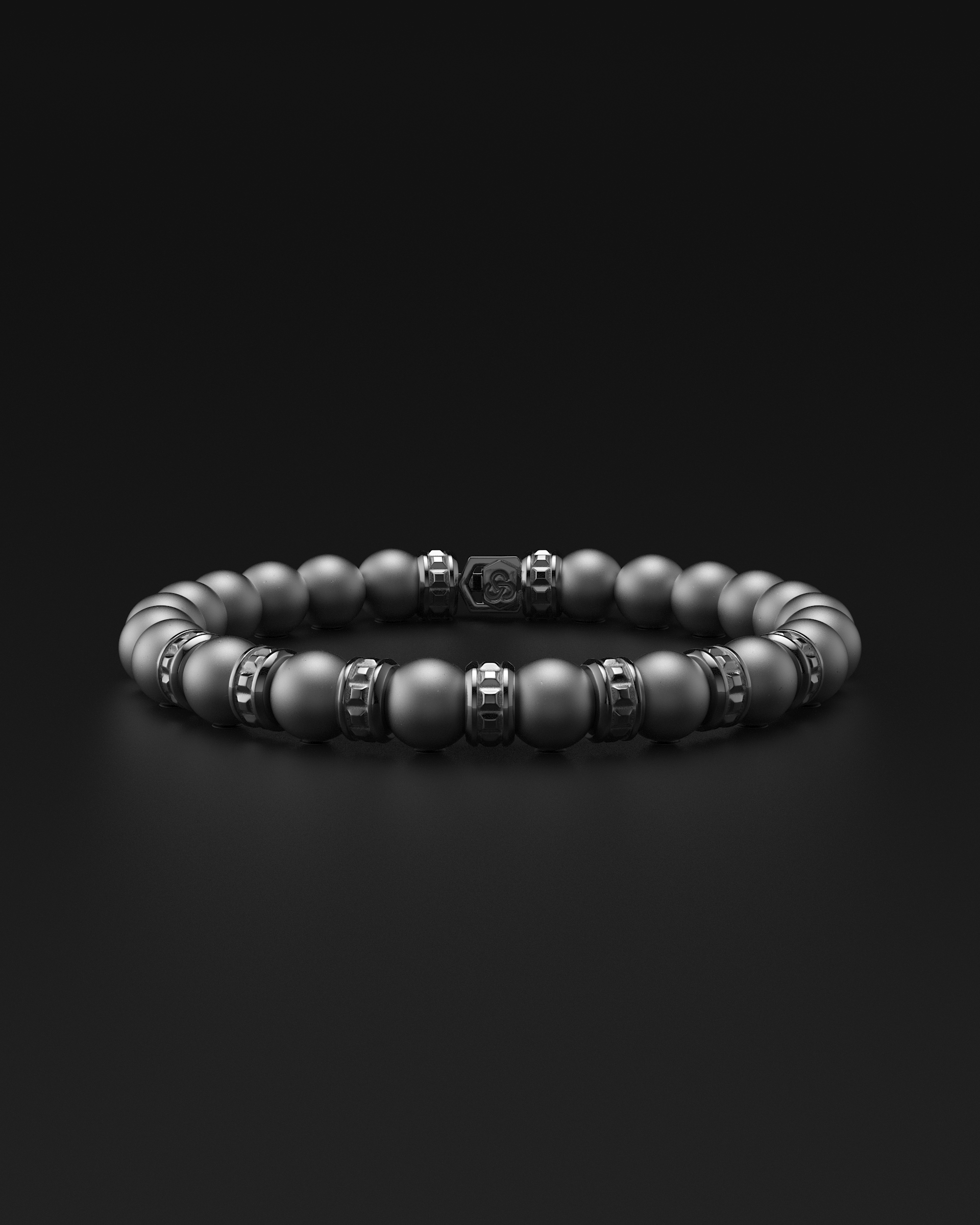 Bracciale Opaco Onice 6mm | Essenziale