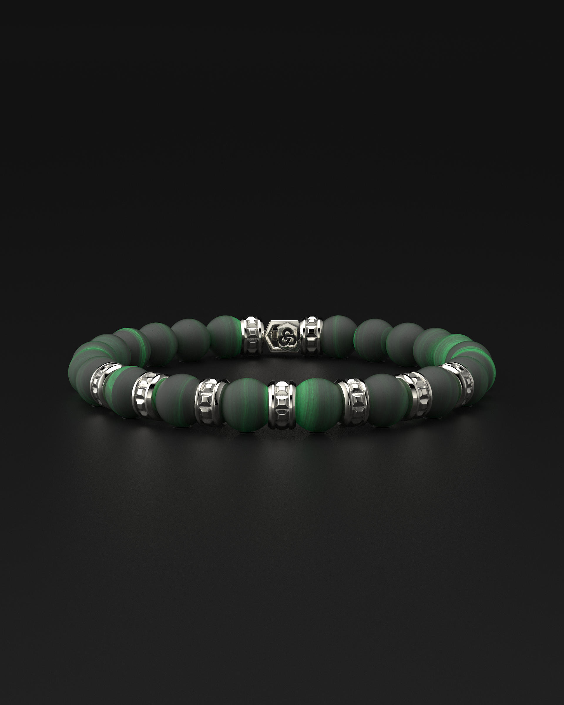 Bracciale Opaco Onice 6mm | Essenziale