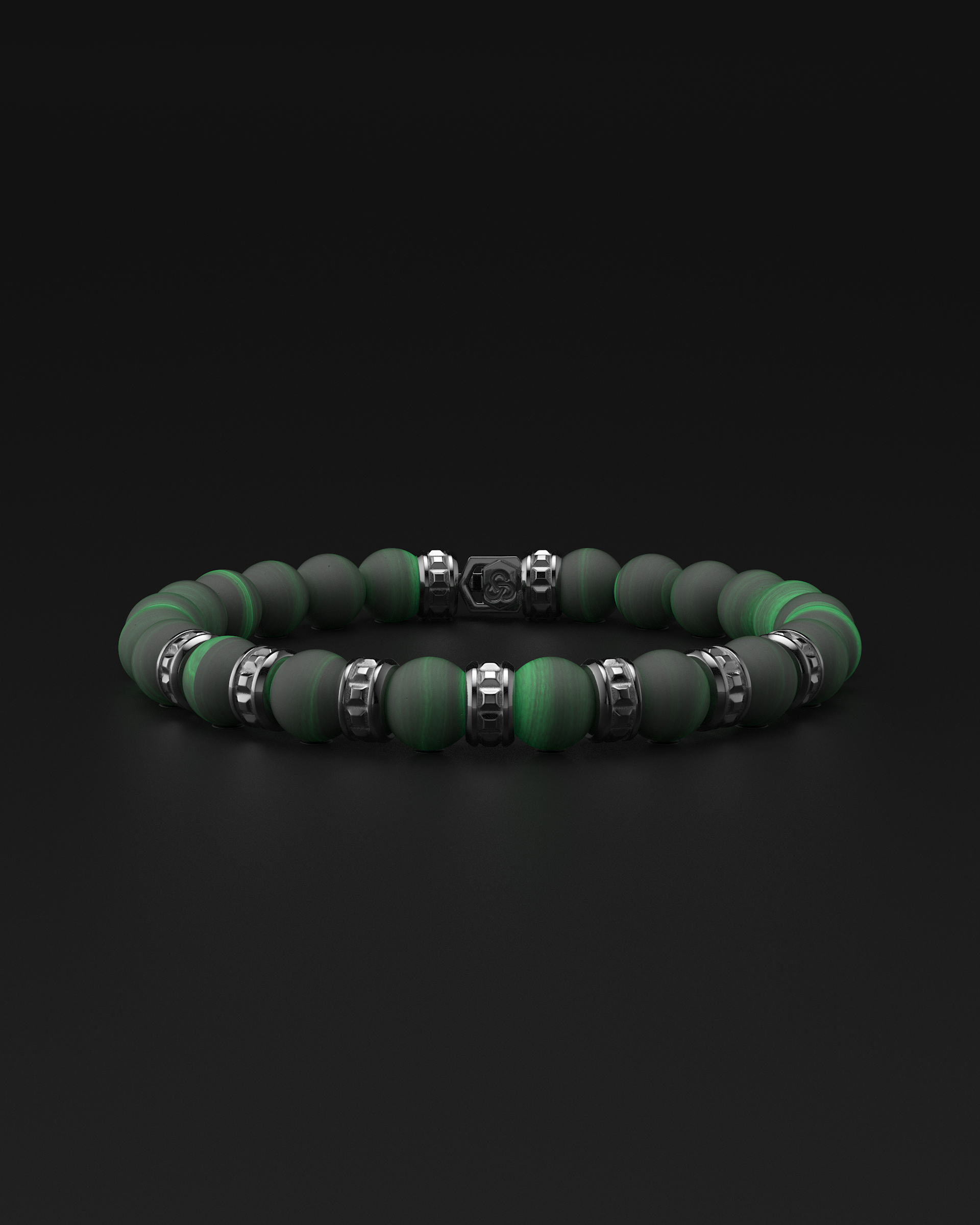 Bracciale Opaco Onice 6mm | Essenziale