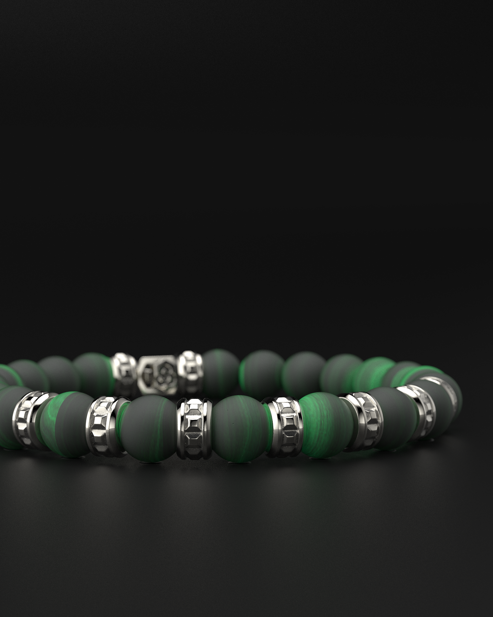 Bracciale Opaco Onice 6mm | Essenziale