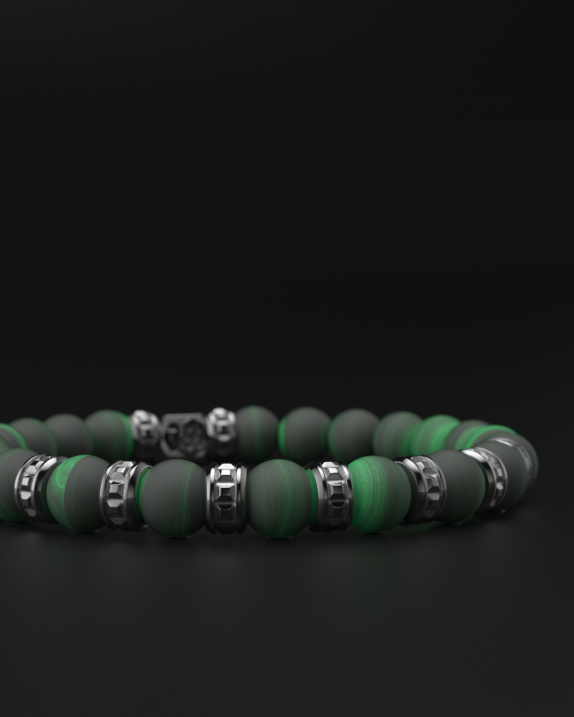 Bracciale Opaco Onice 6mm | Essenziale