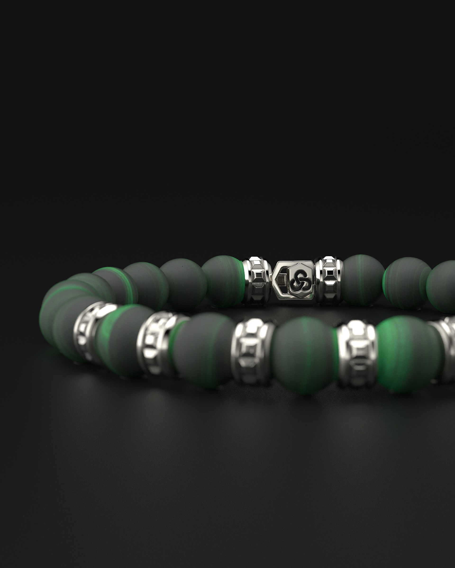 Bracciale Opaco Onice 6mm | Essenziale