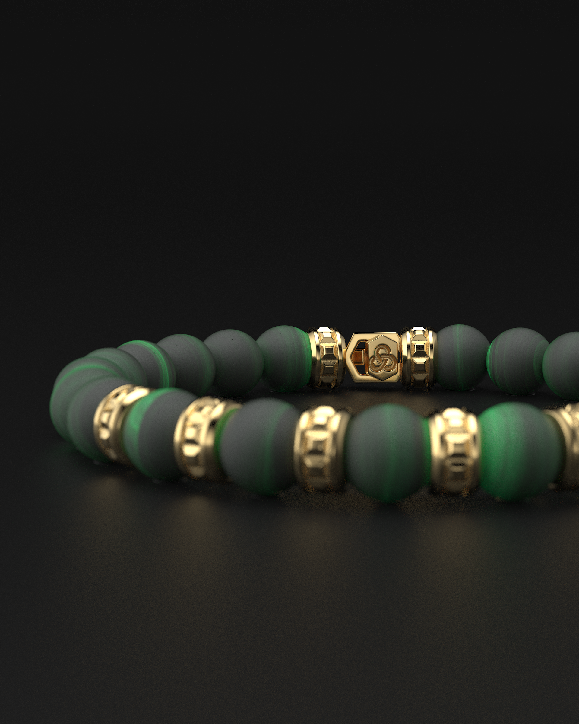 Bracciale Opaco Onice 6mm | Essenziale