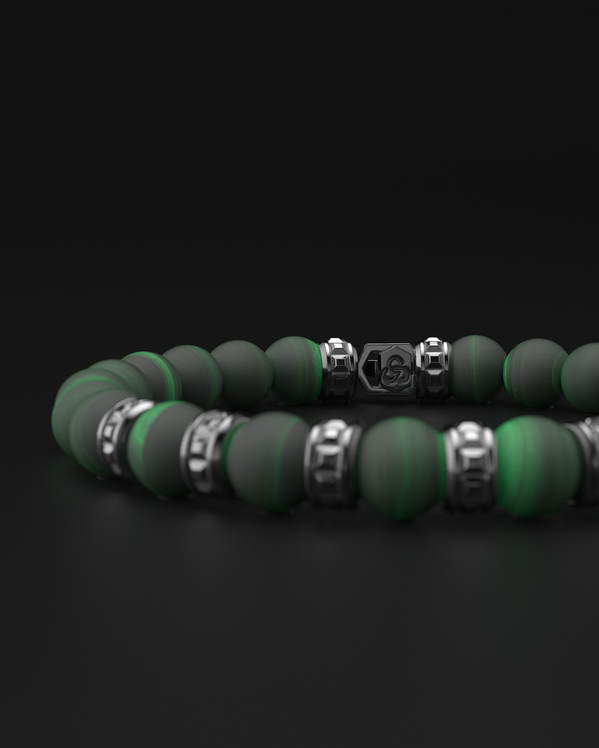 Bracciale Opaco Onice 6mm | Essenziale