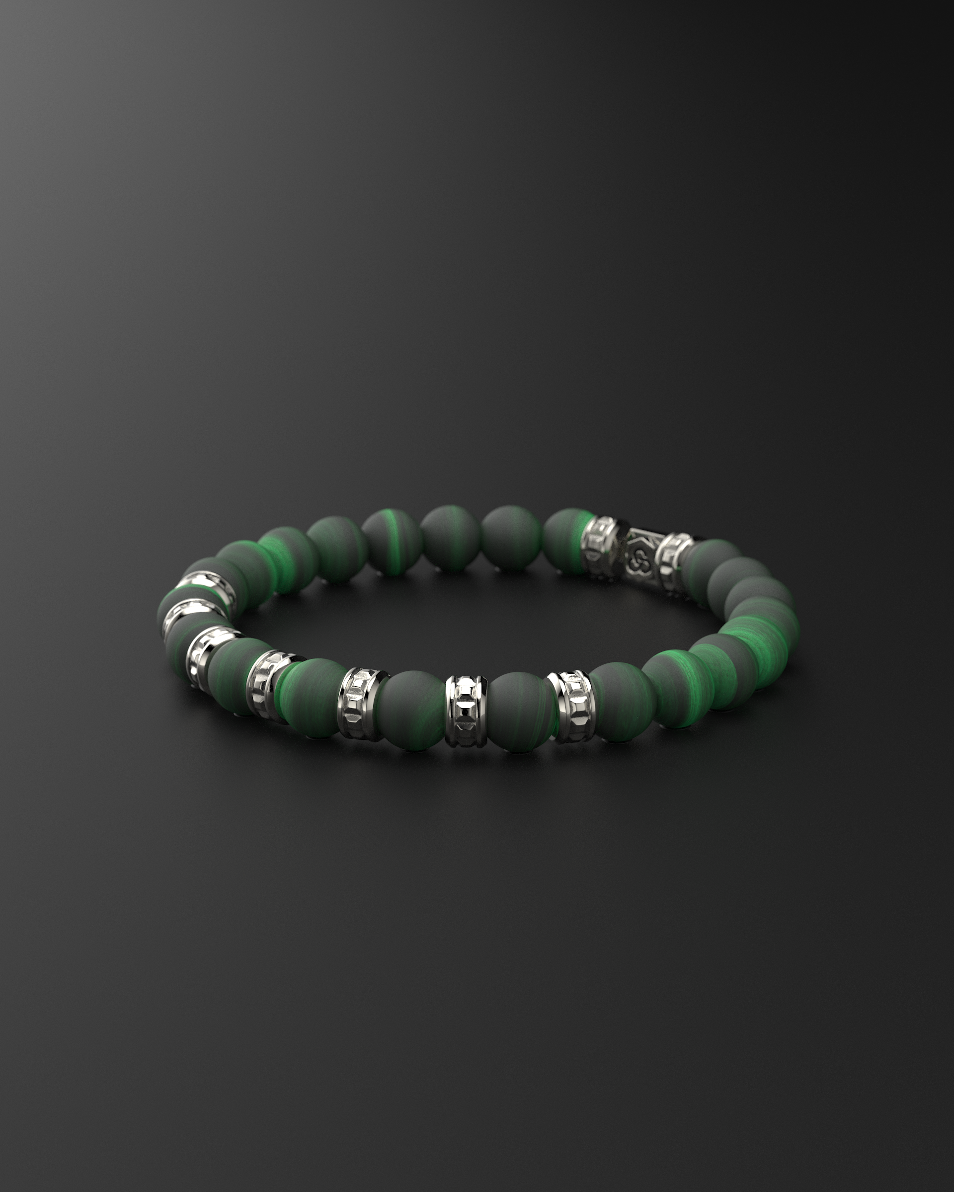 Bracciale Opaco Onice 6mm | Essenziale