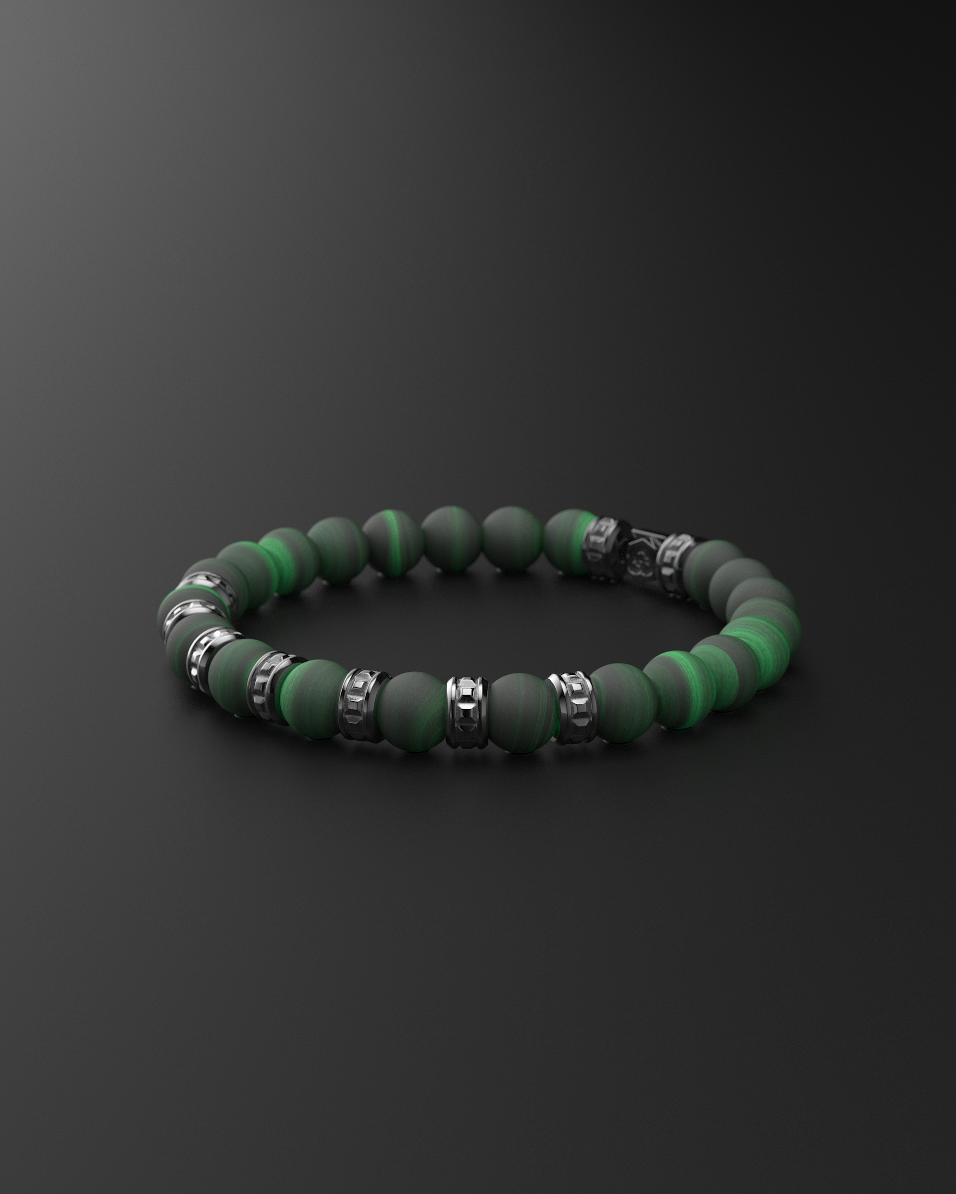 Bracciale Opaco Onice 6mm | Essenziale