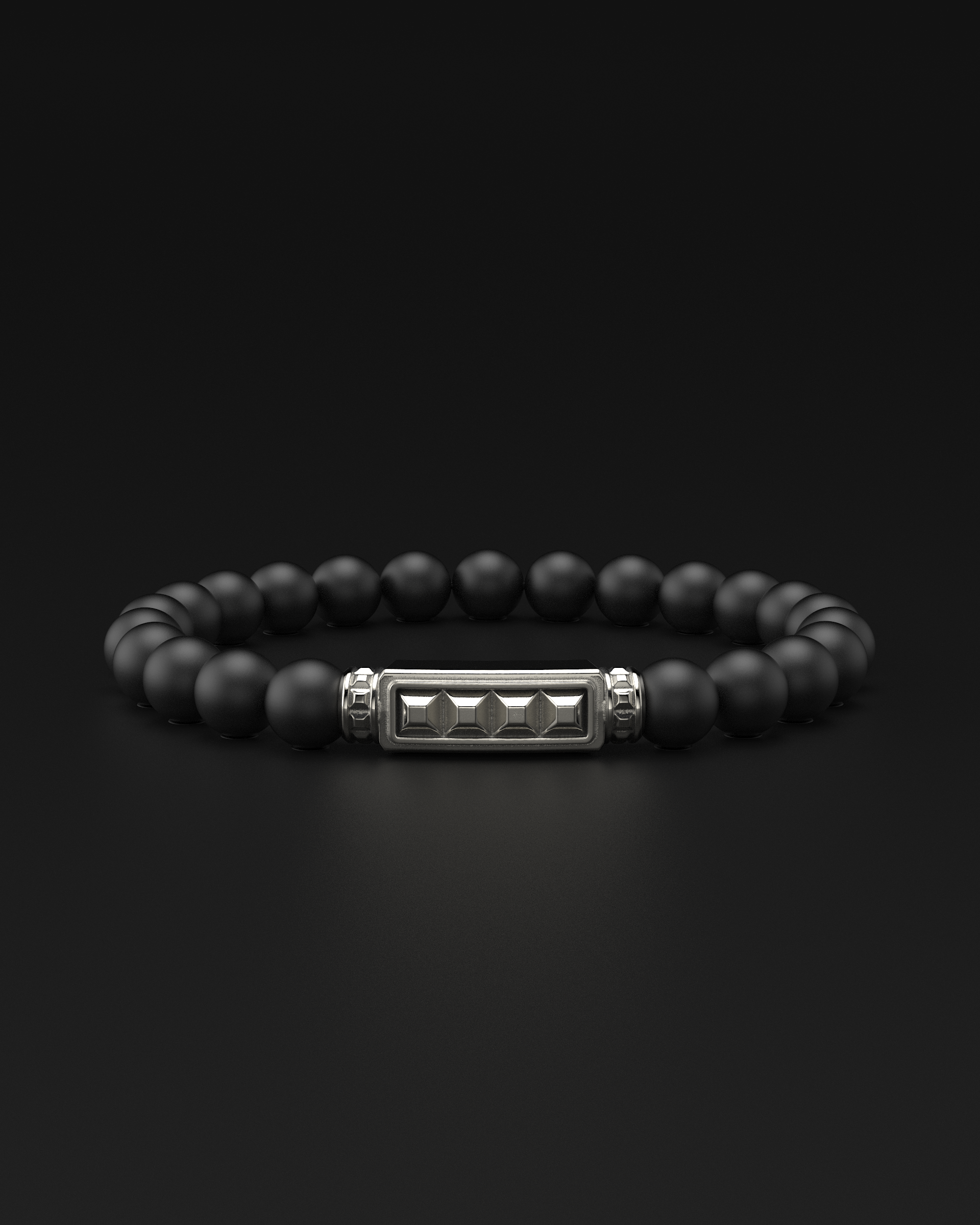 Bracciale Opaco Onice 6mm | Essenziale
