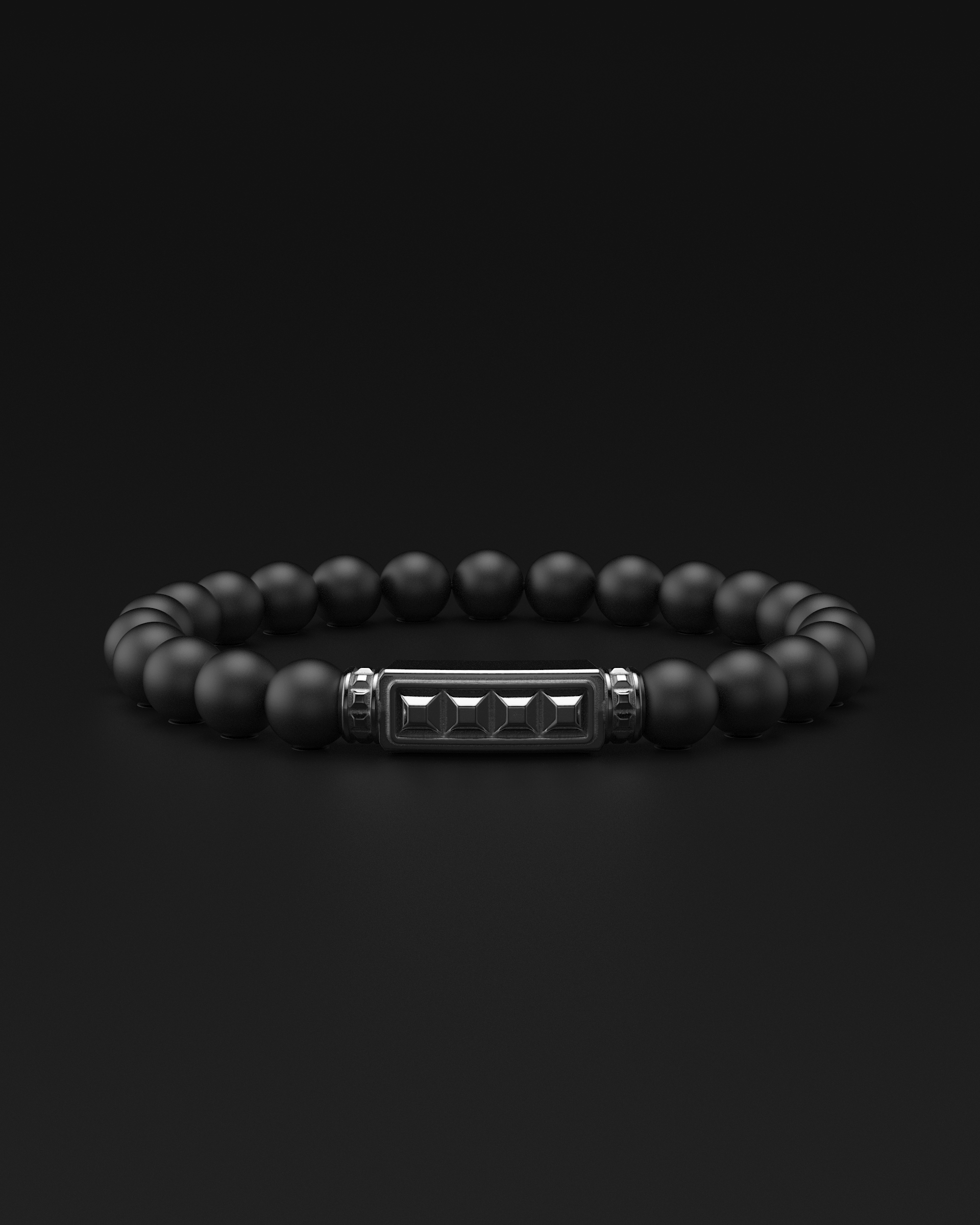 Bracciale Opaco Onice 6mm | Essenziale