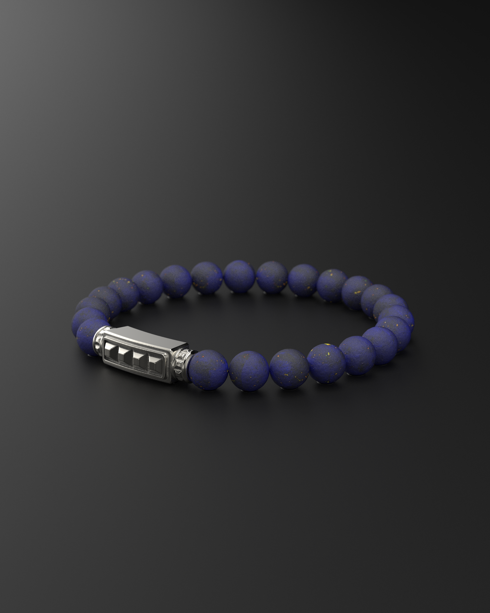 Bracciale Opaco Onice 6mm | Essenziale