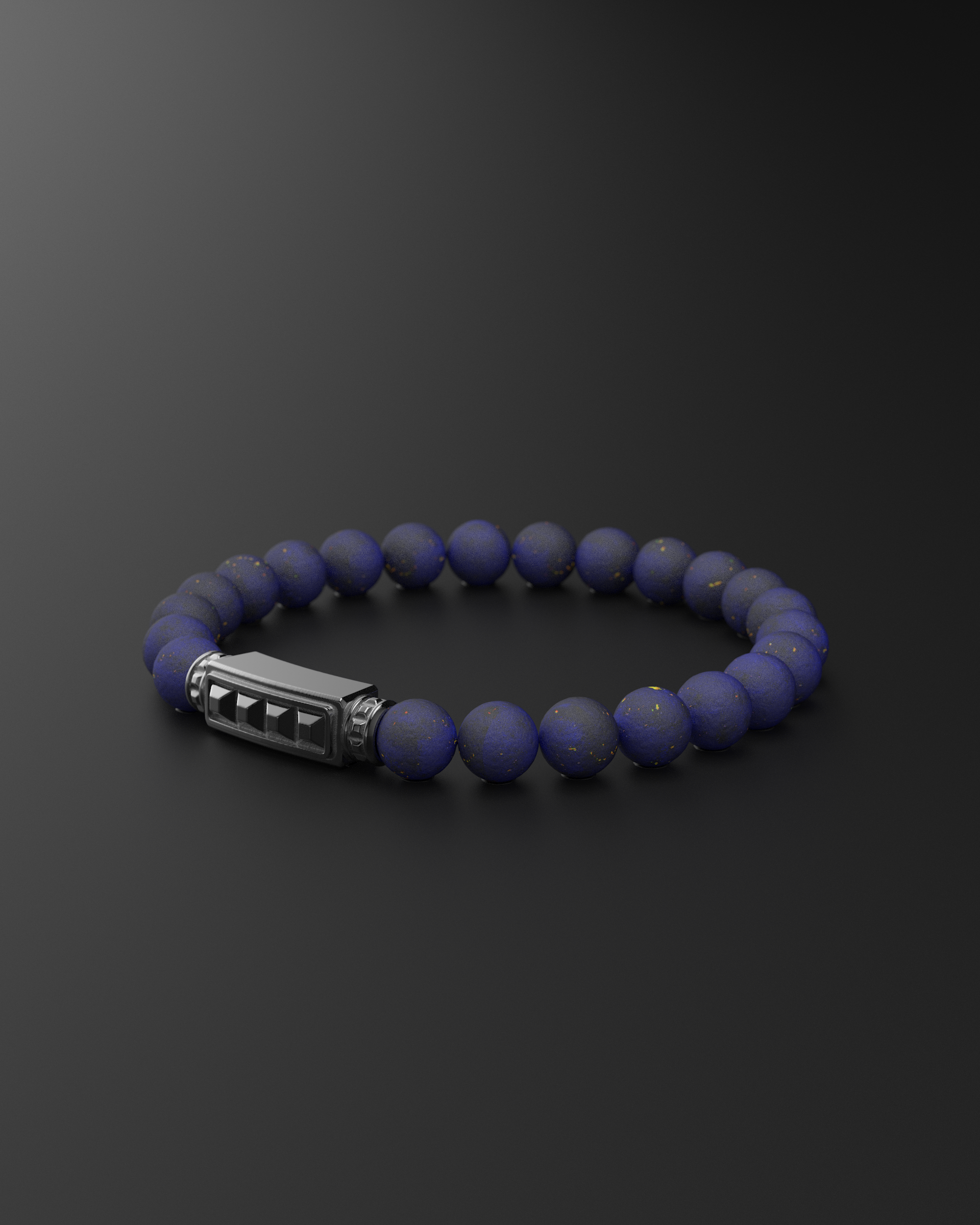 Bracciale Opaco Onice 6mm | Essenziale