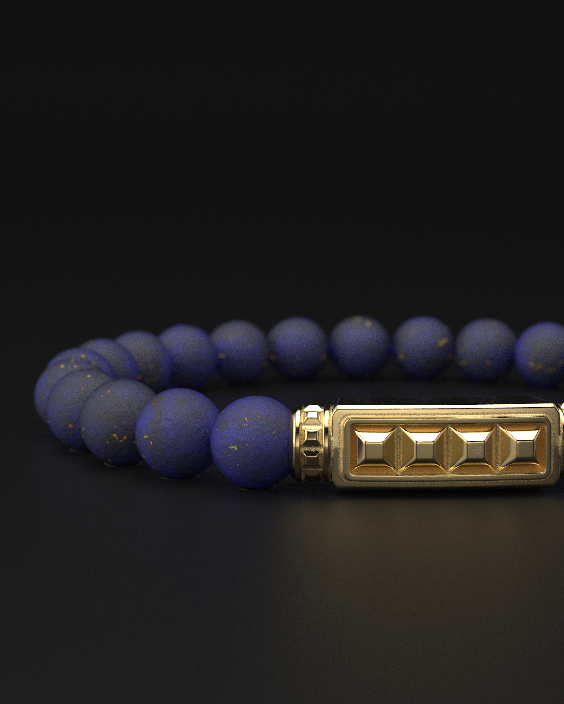 Bracciale Opaco Onice 6mm | Essenziale