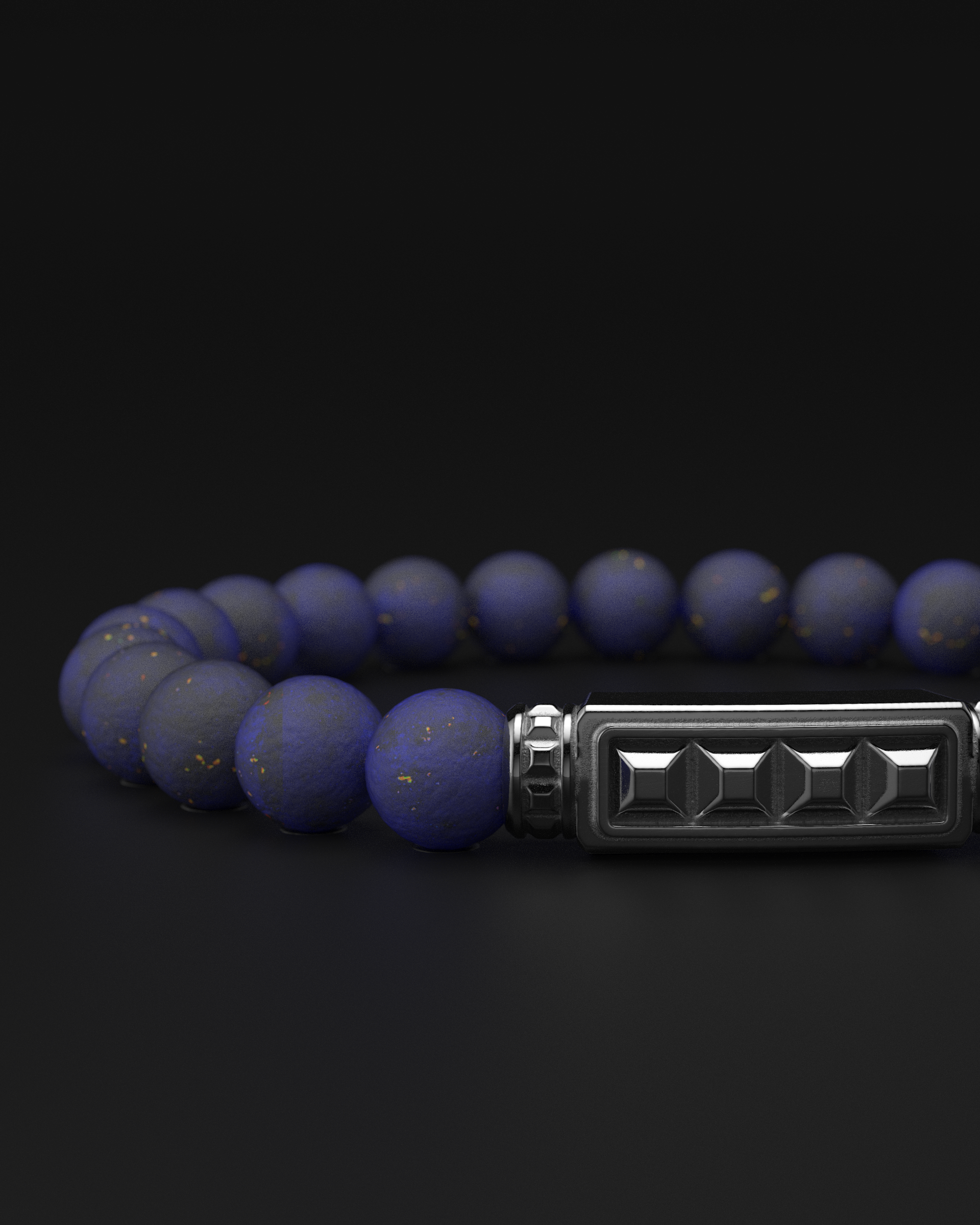 Bracciale Opaco Onice 6mm | Essenziale