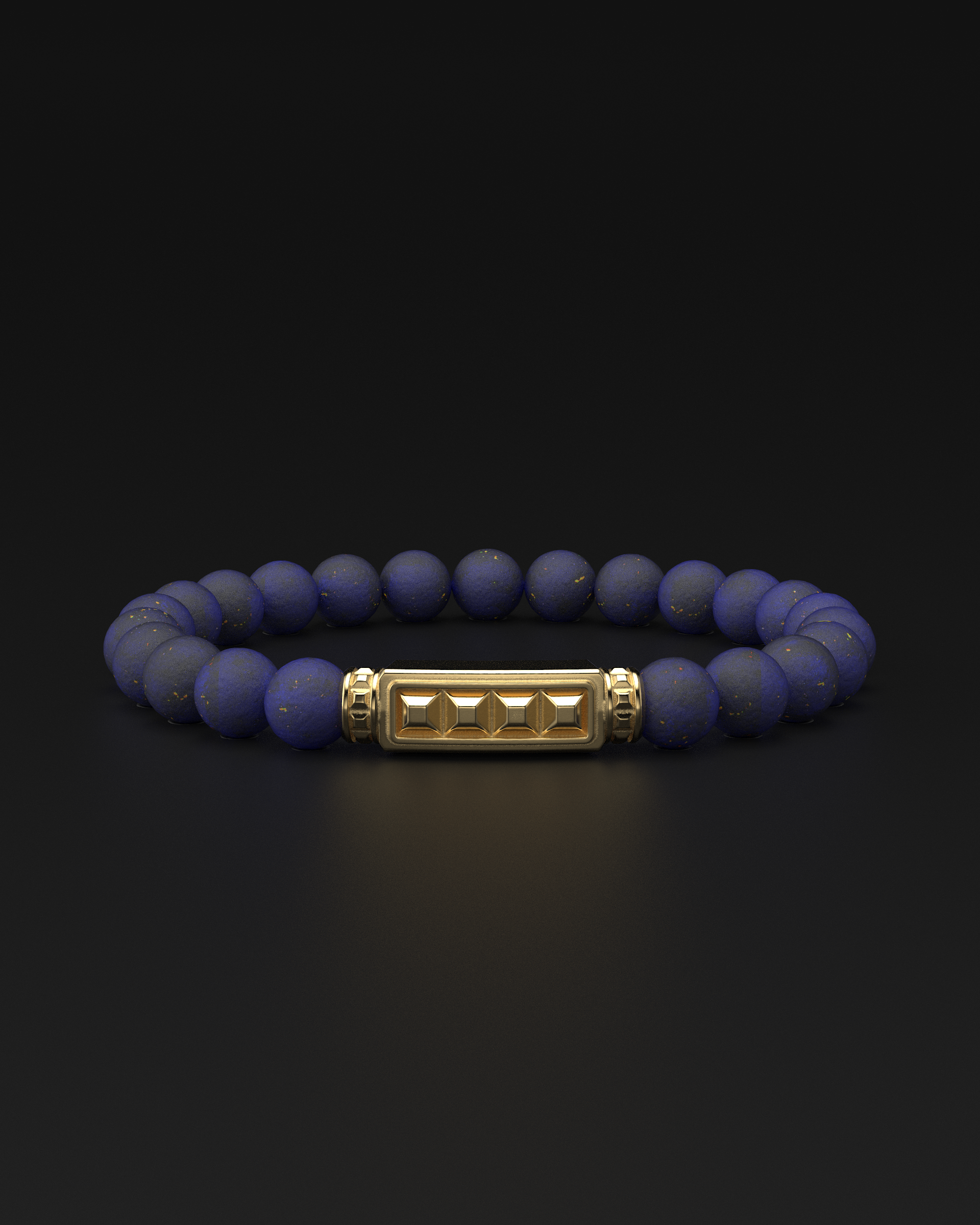 Bracciale Opaco Onice 6mm | Essenziale