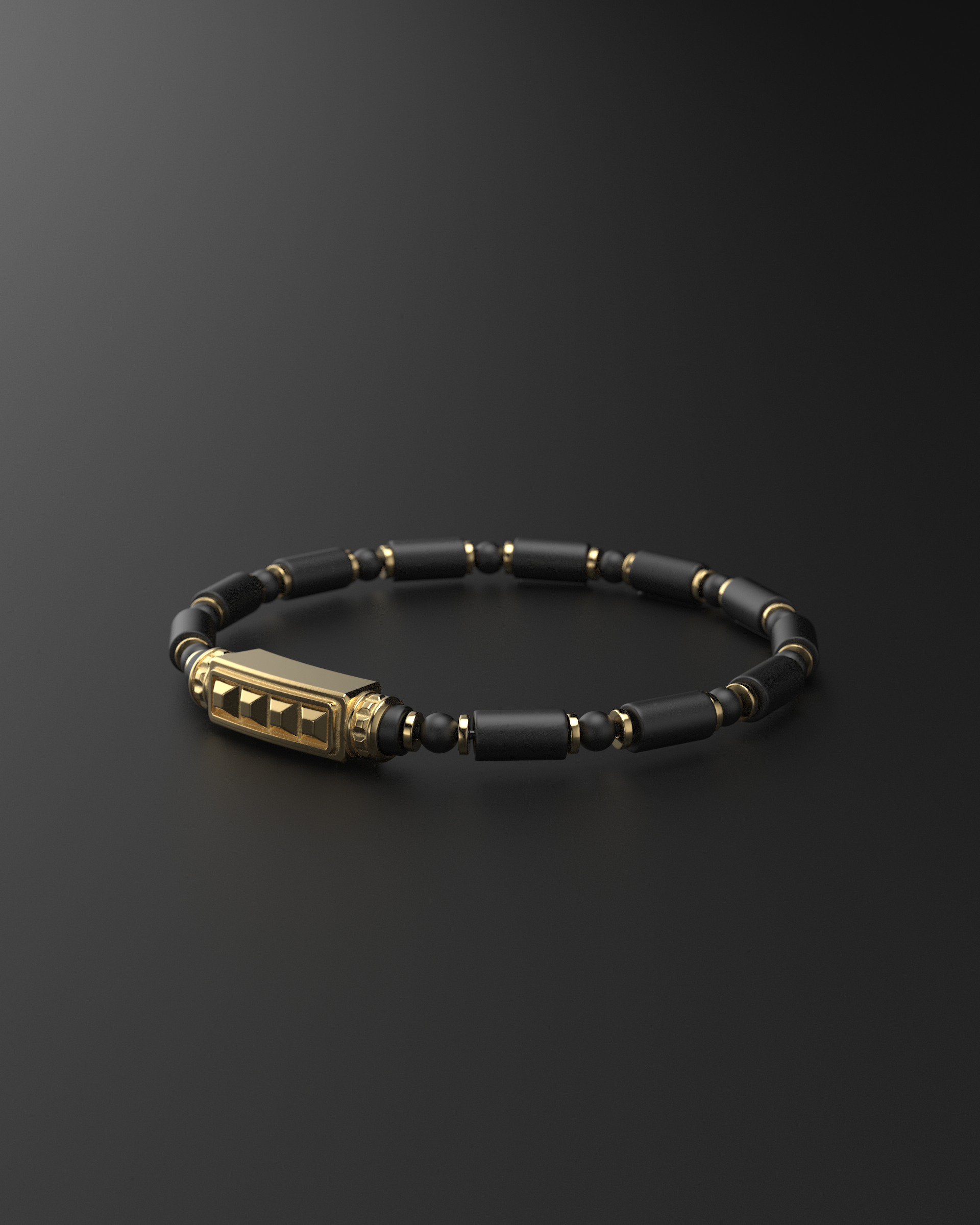 Bracciale Opaco Onice 6mm | Essenziale