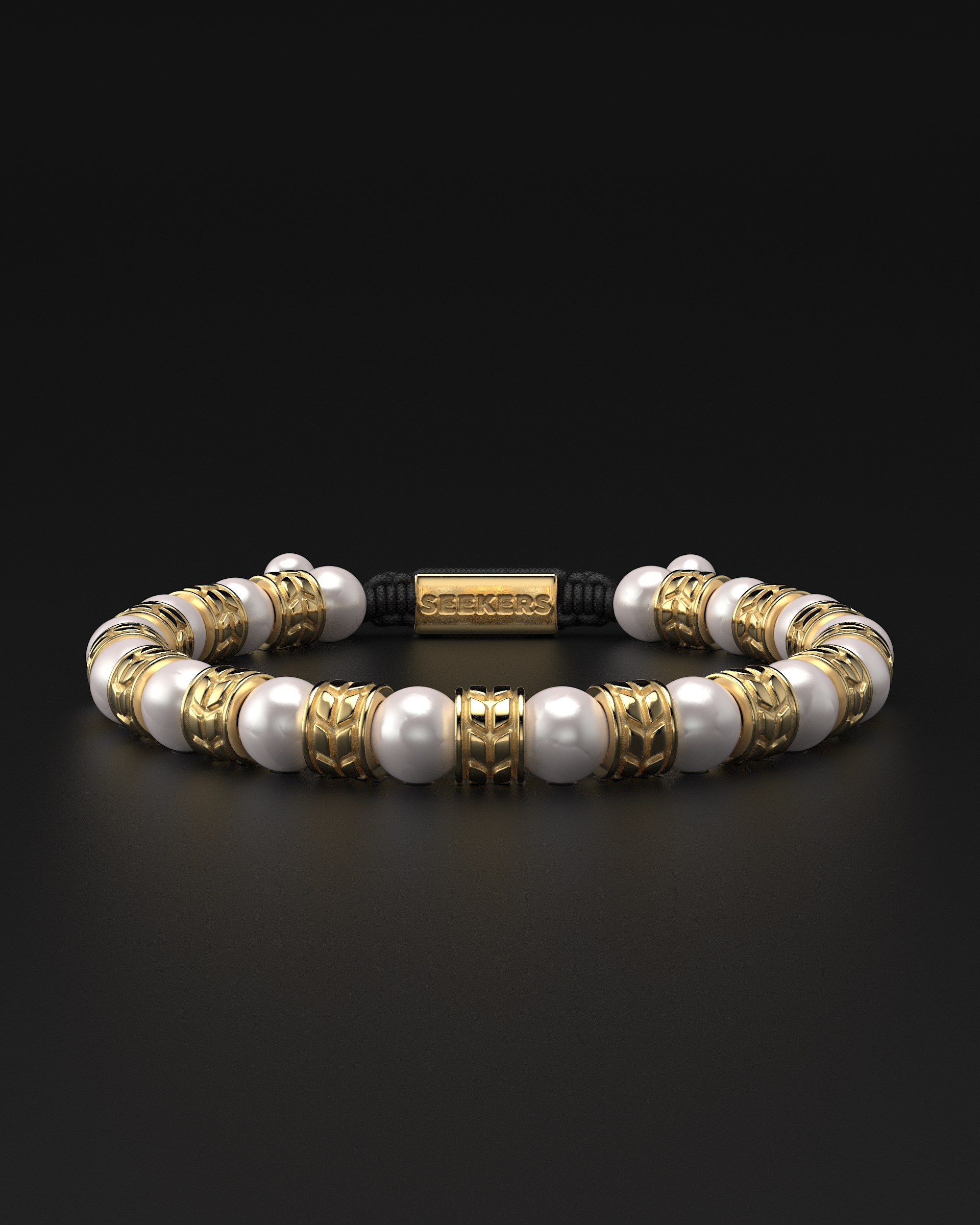 Bracelet en jade rouge 8 mm | Royale