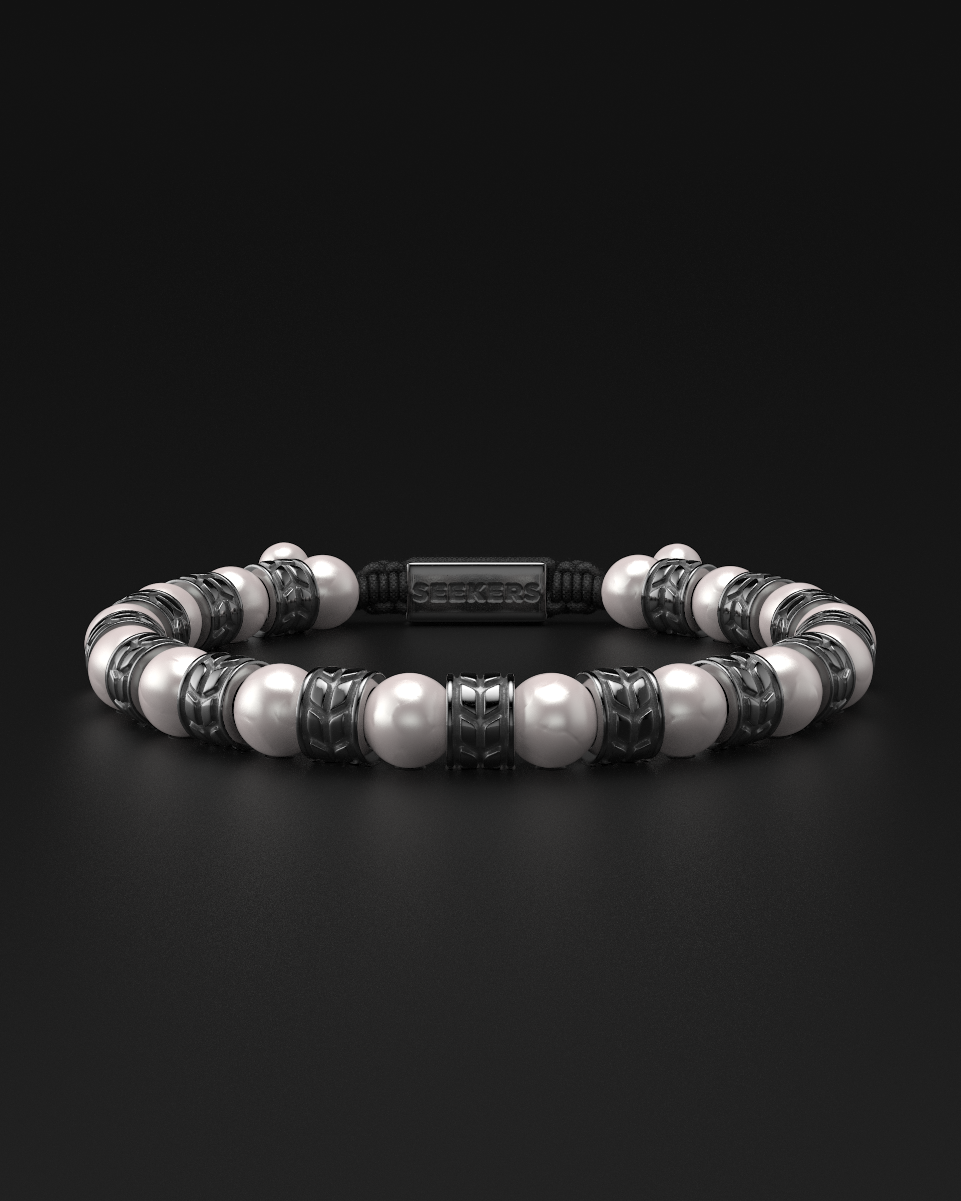 Bracelet en jade rouge 8 mm | Royale