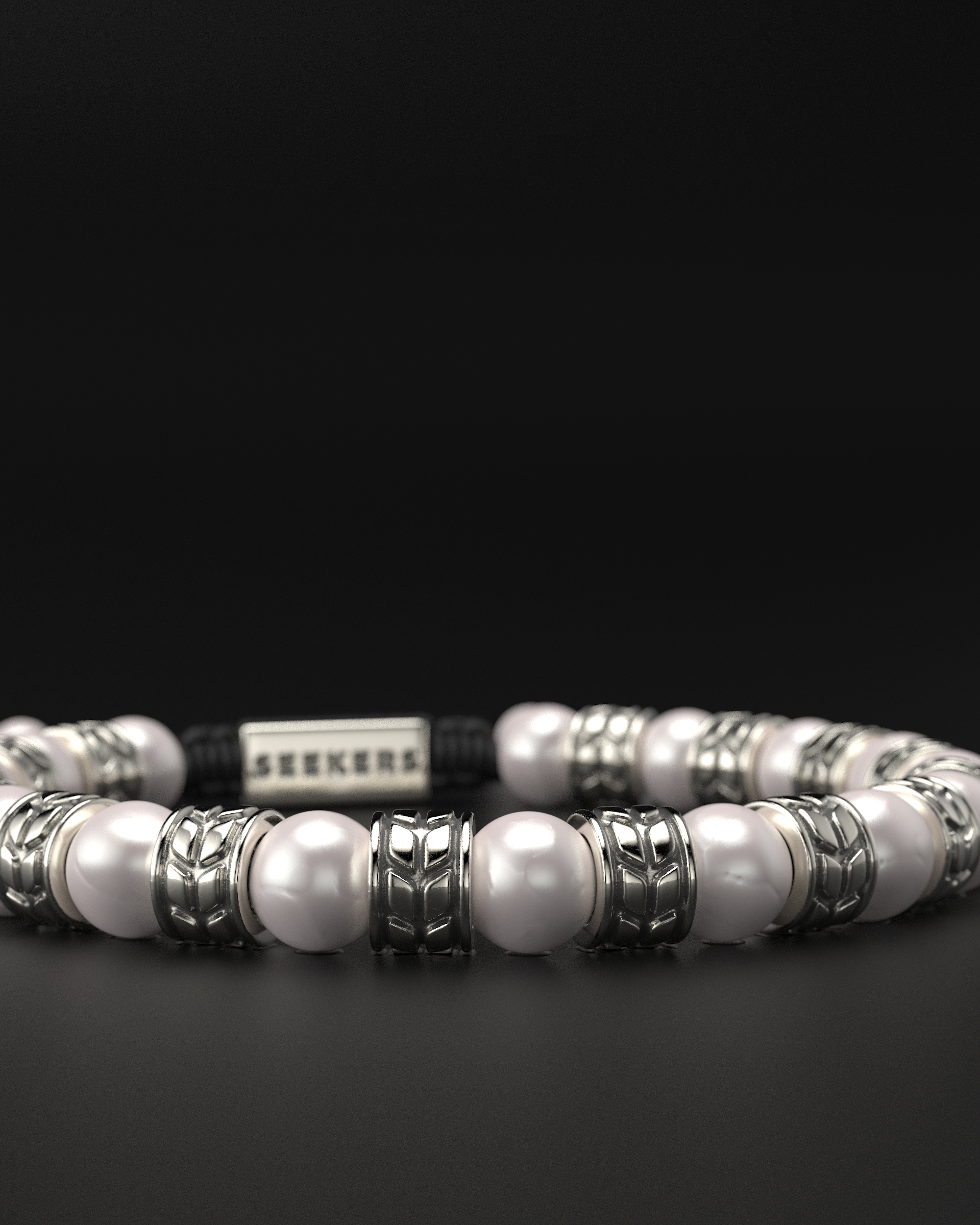 Bracelet en jade rouge 8 mm | Royale