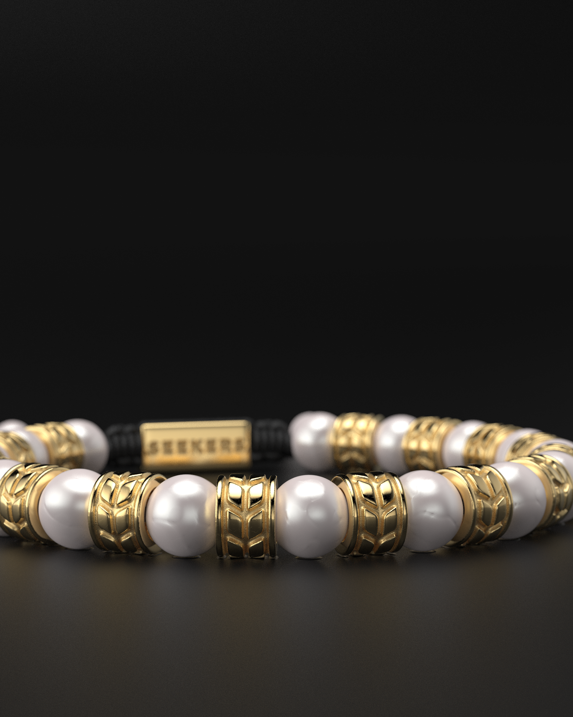 Bracelet en jade rouge 8 mm | Royale