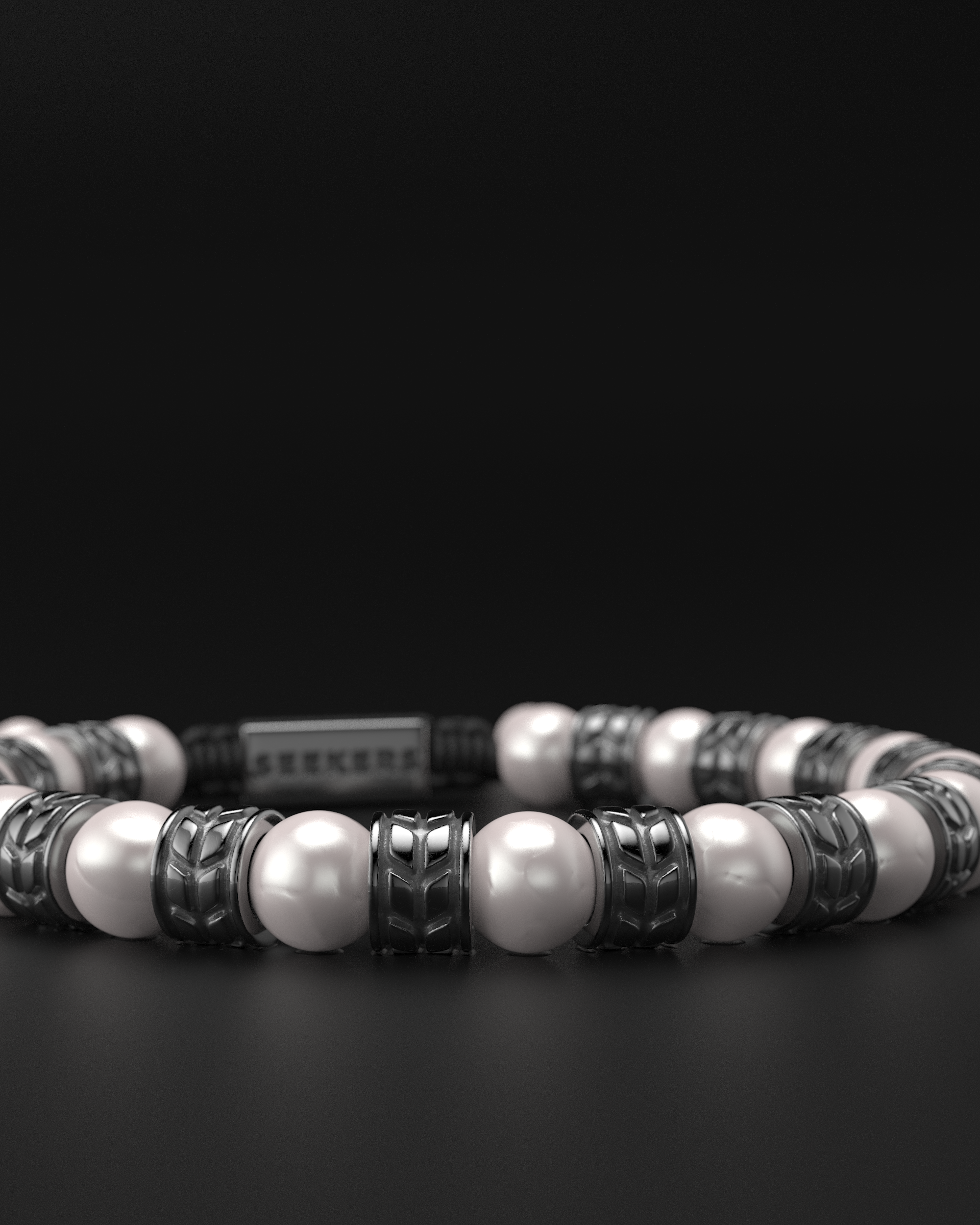 Bracelet en jade rouge 8 mm | Royale