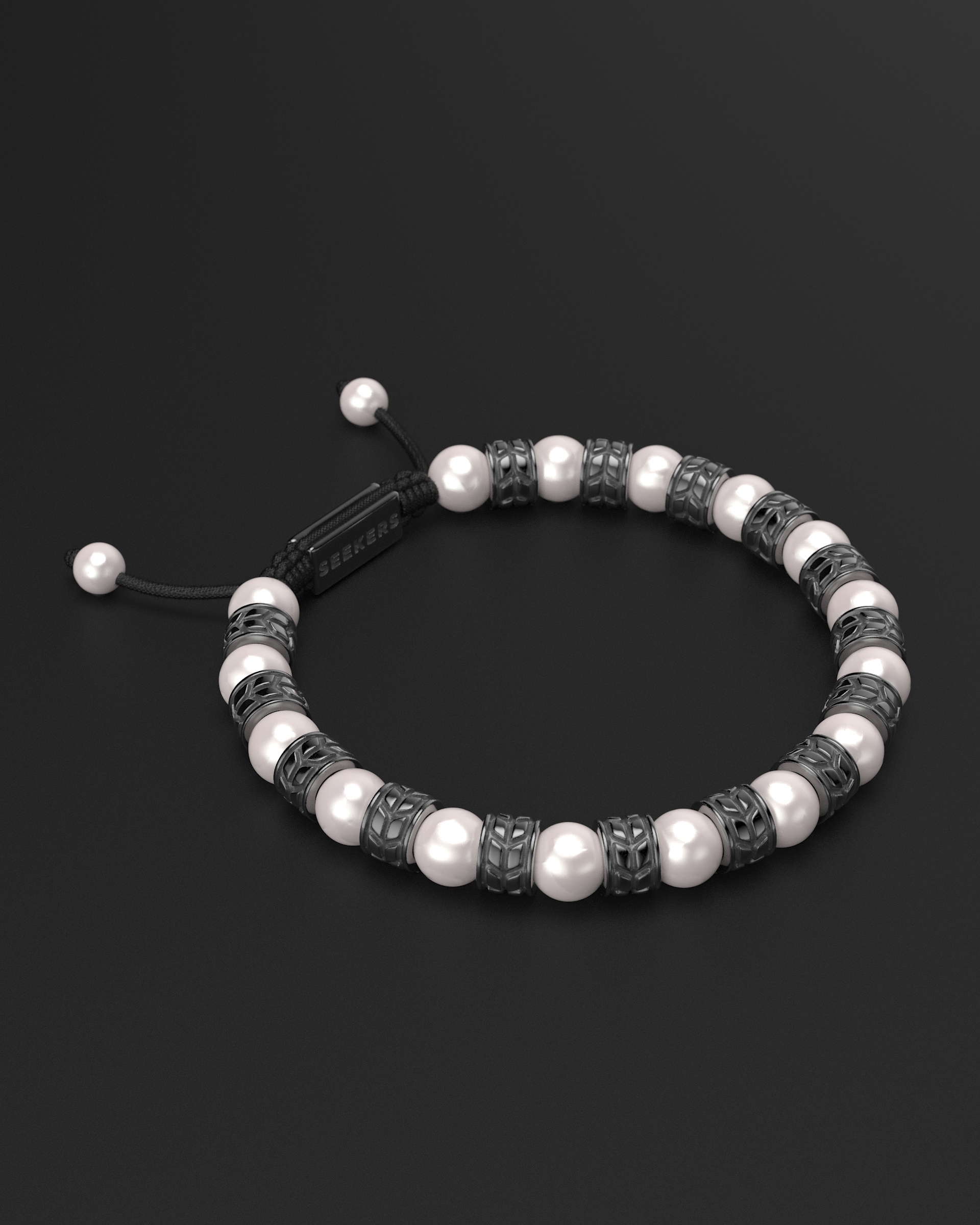 Bracelet en jade rouge 8 mm | Royale