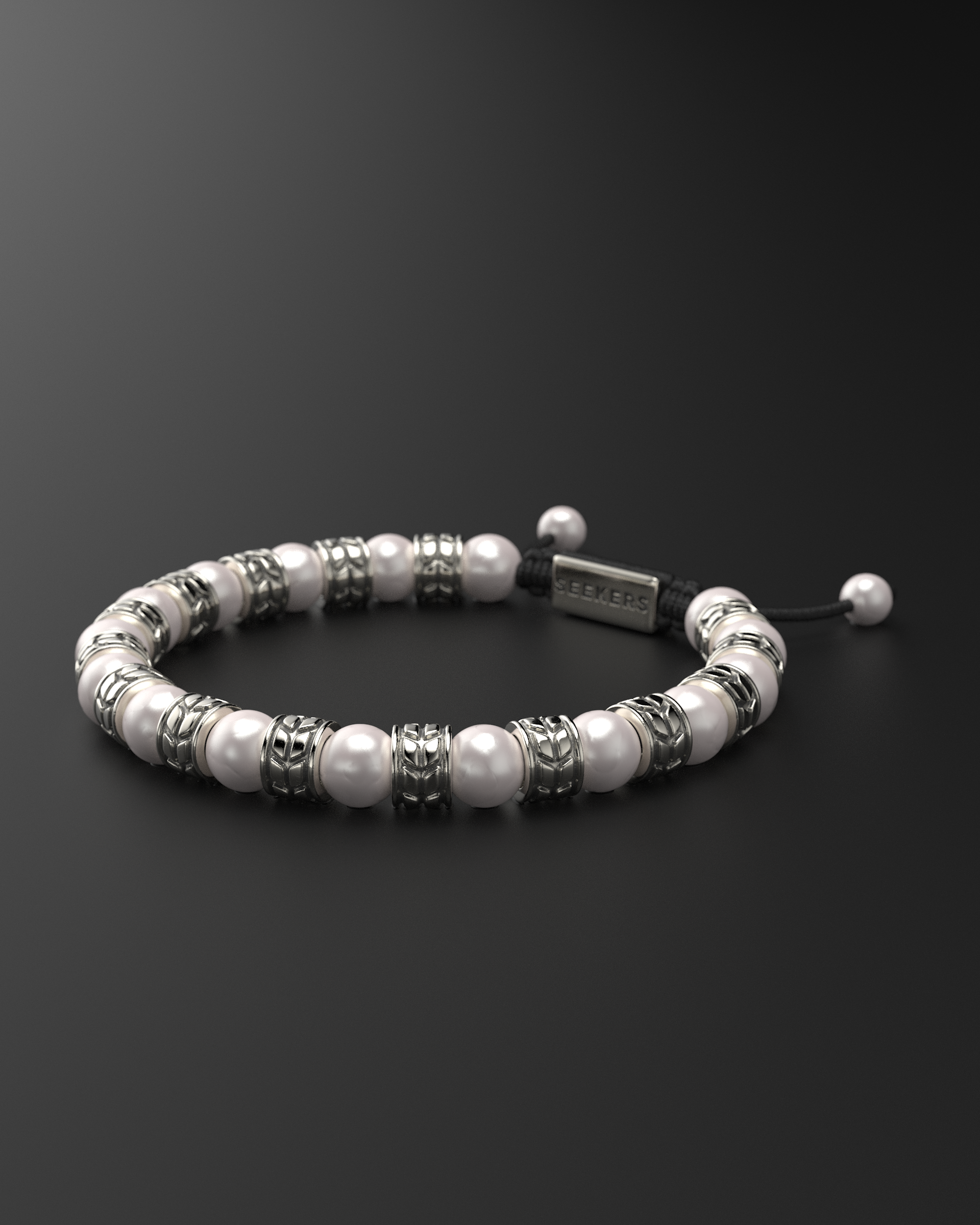 Bracelet en jade rouge 8 mm | Royale