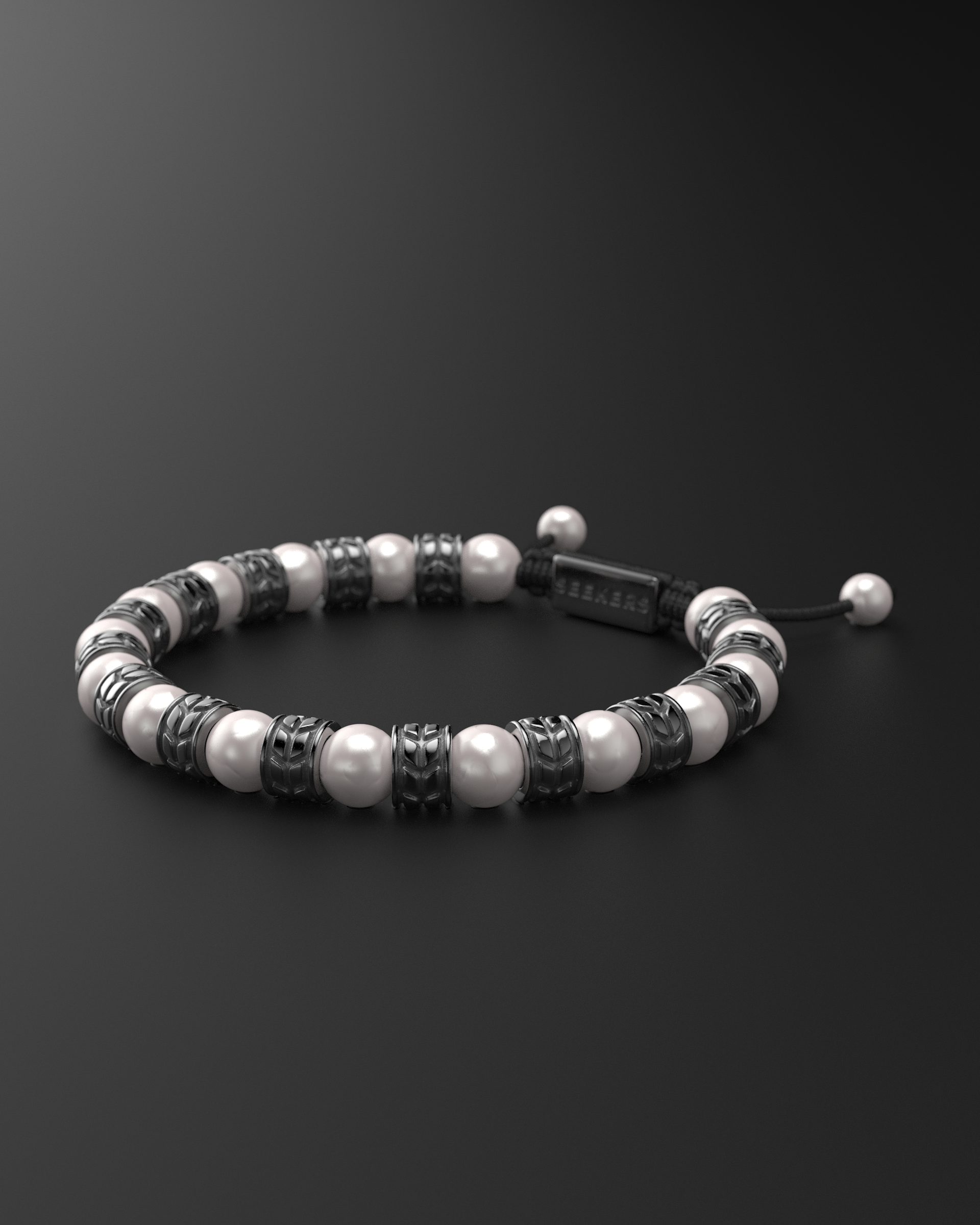 Bracelet en jade rouge 8 mm | Royale