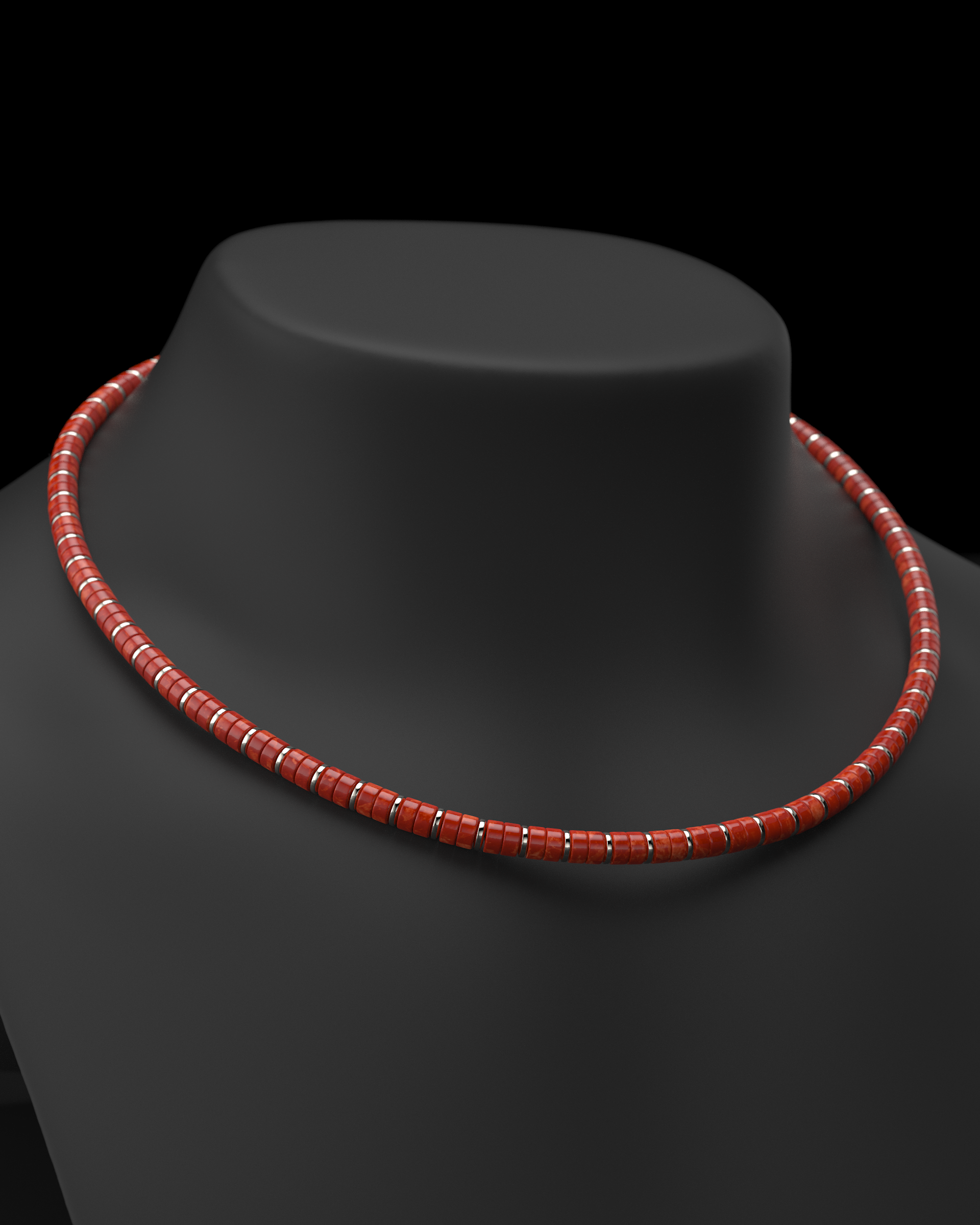 Onyx Halskette 4mm | Abstandhalter#2