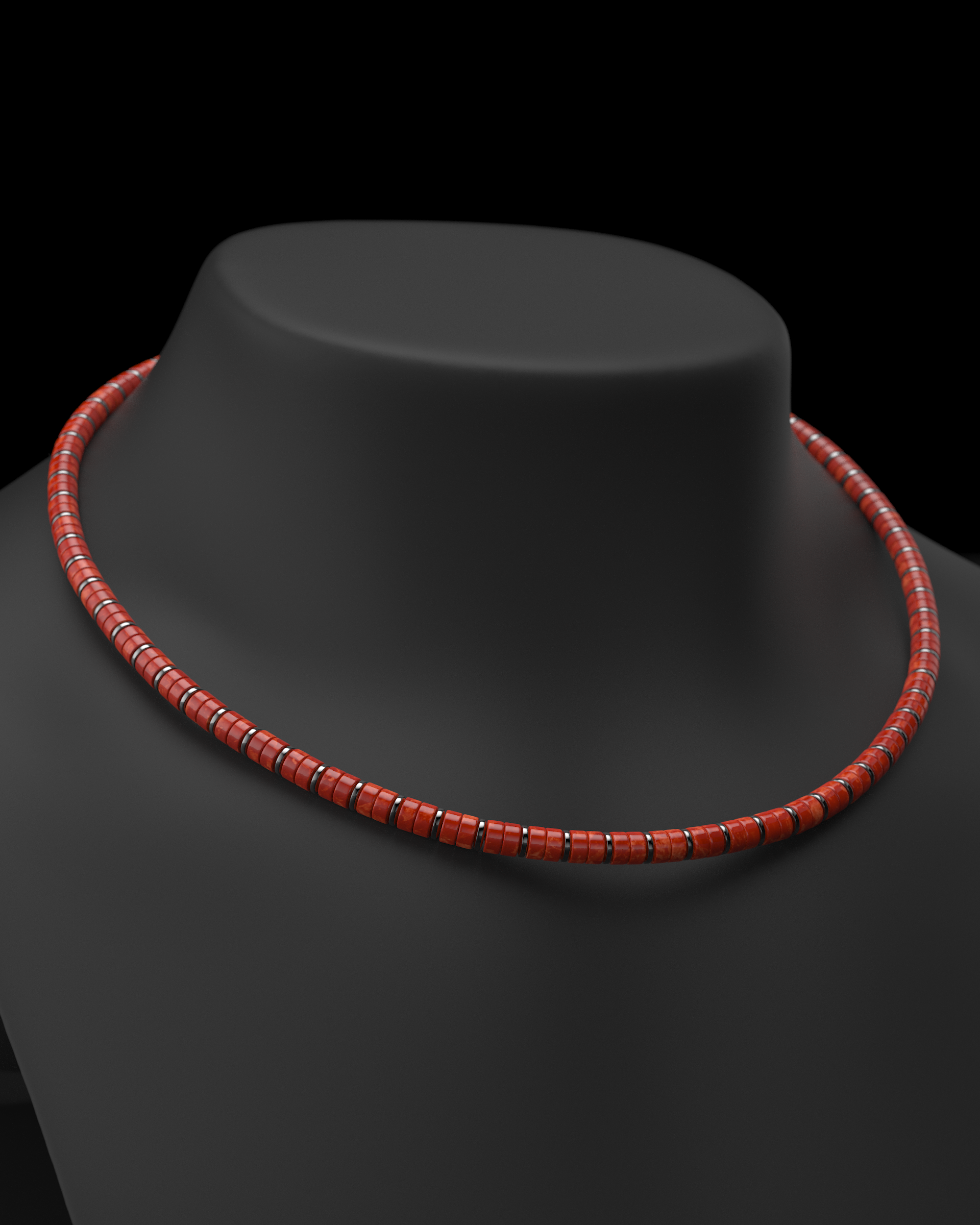 Onyx Halskette 4mm | Abstandhalter#2