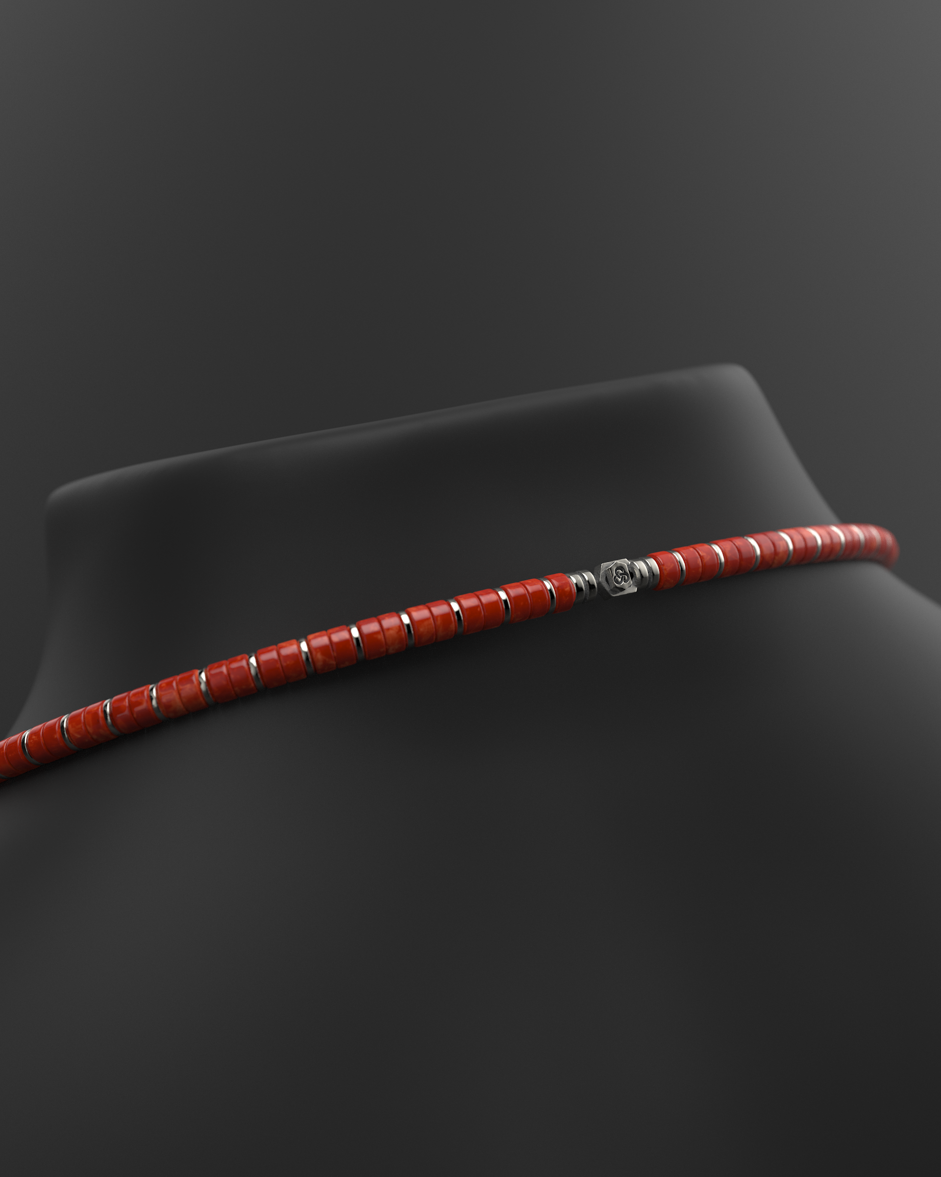 Onyx Halskette 4mm | Abstandhalter#2