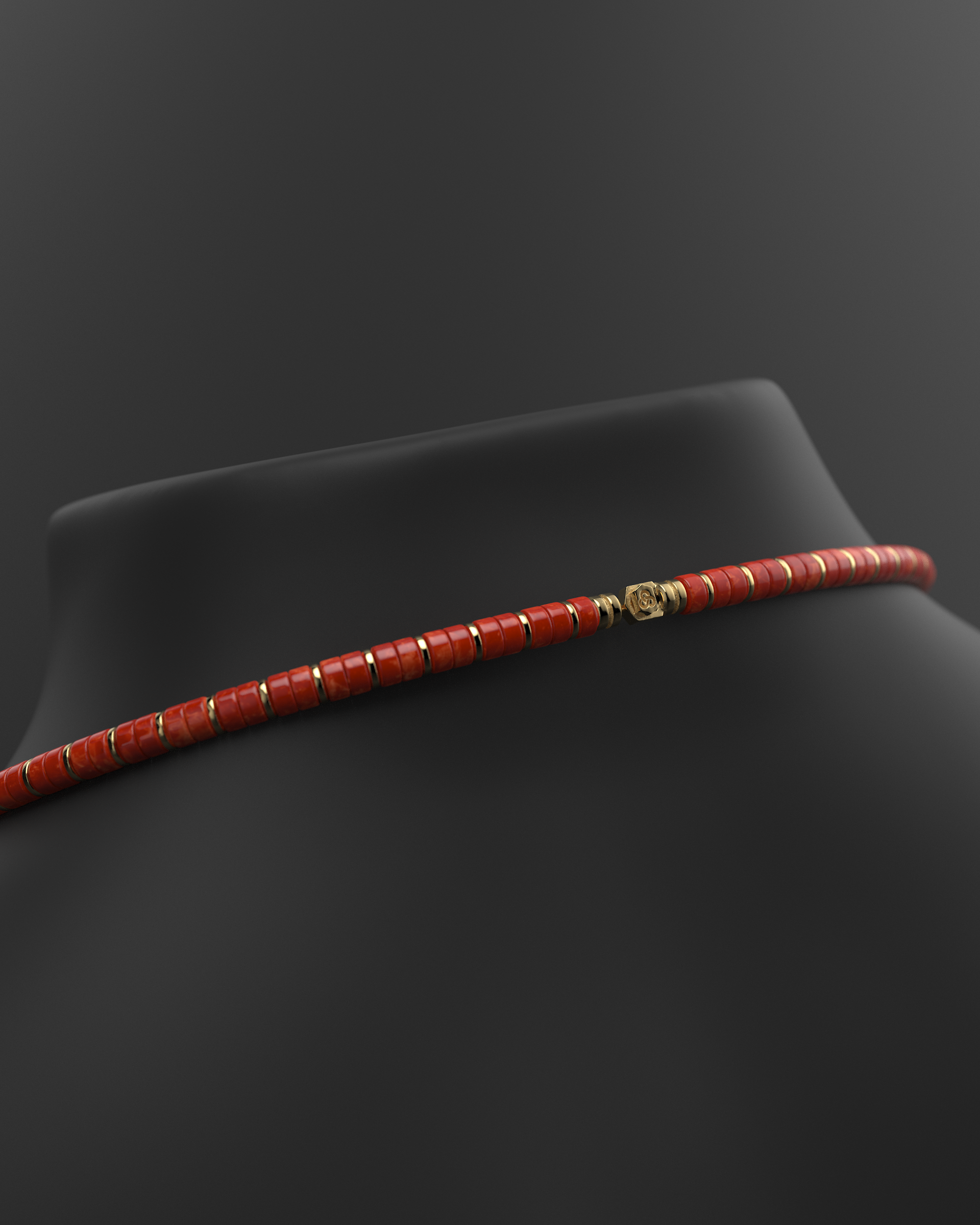 Onyx Halskette 4mm | Abstandhalter#2